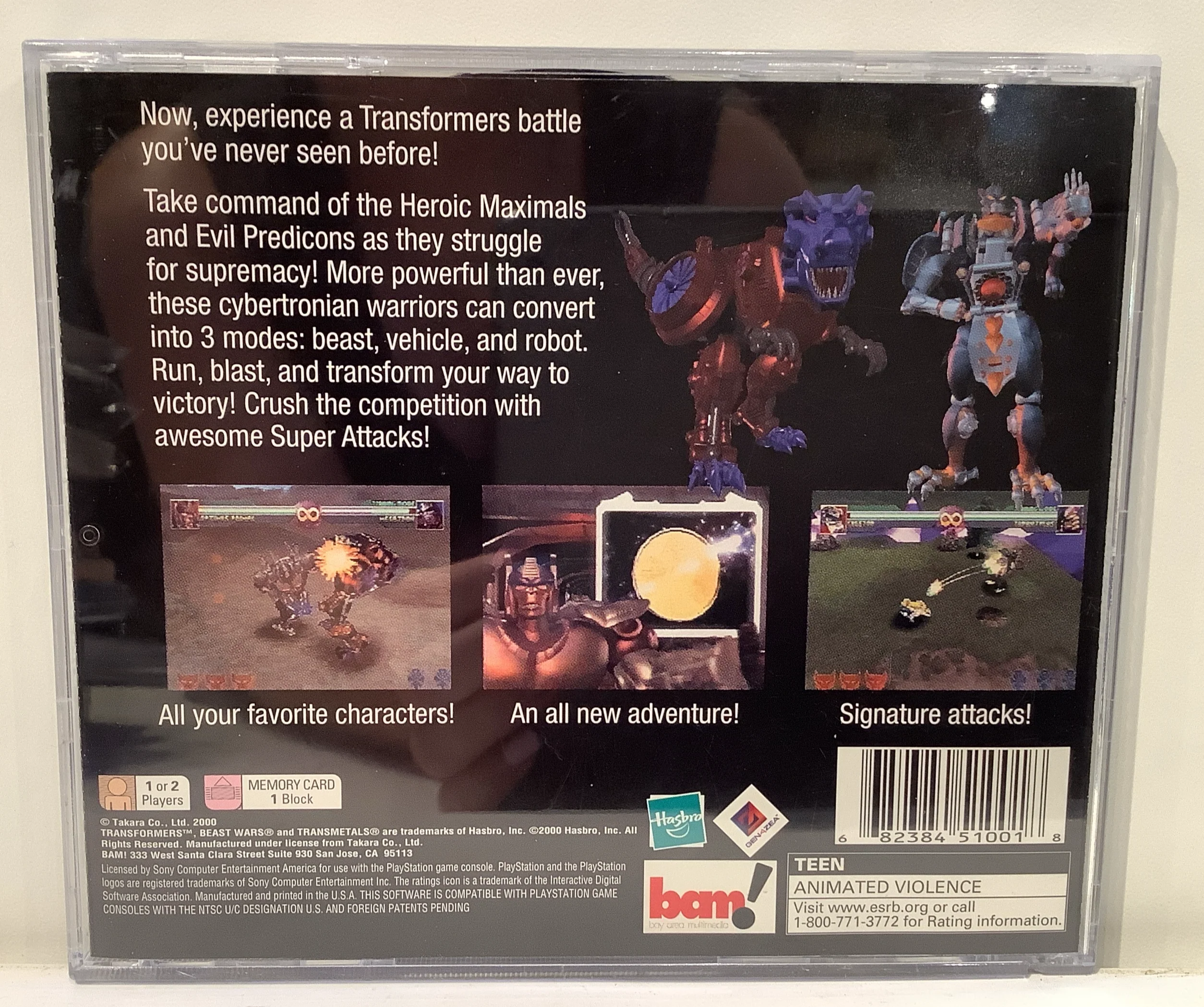 Transformers Beast Wars Transmetals - Playstation - Image 2