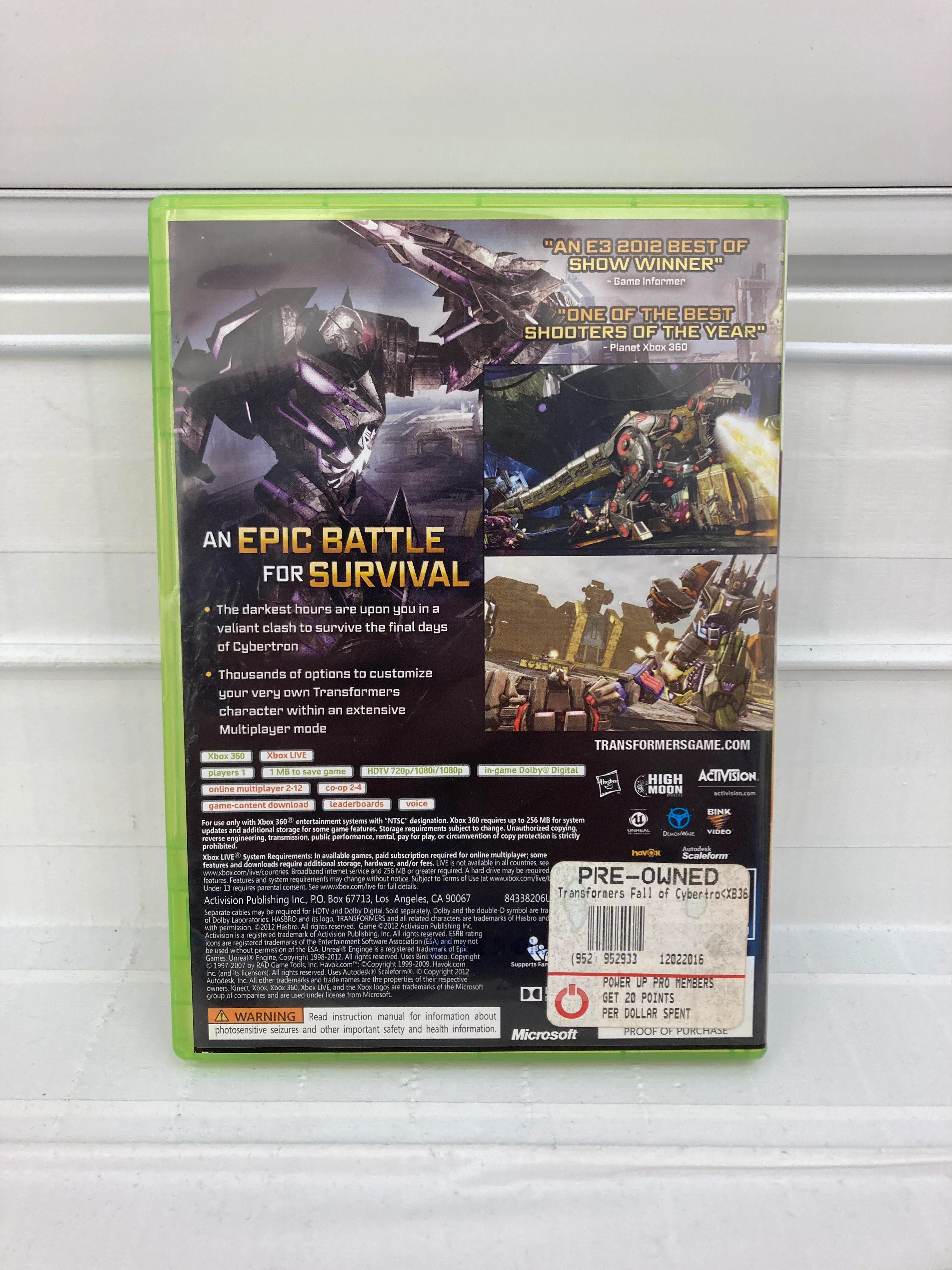 Transformers: Fall Of Cybertron - Xbox 360 - Image 4