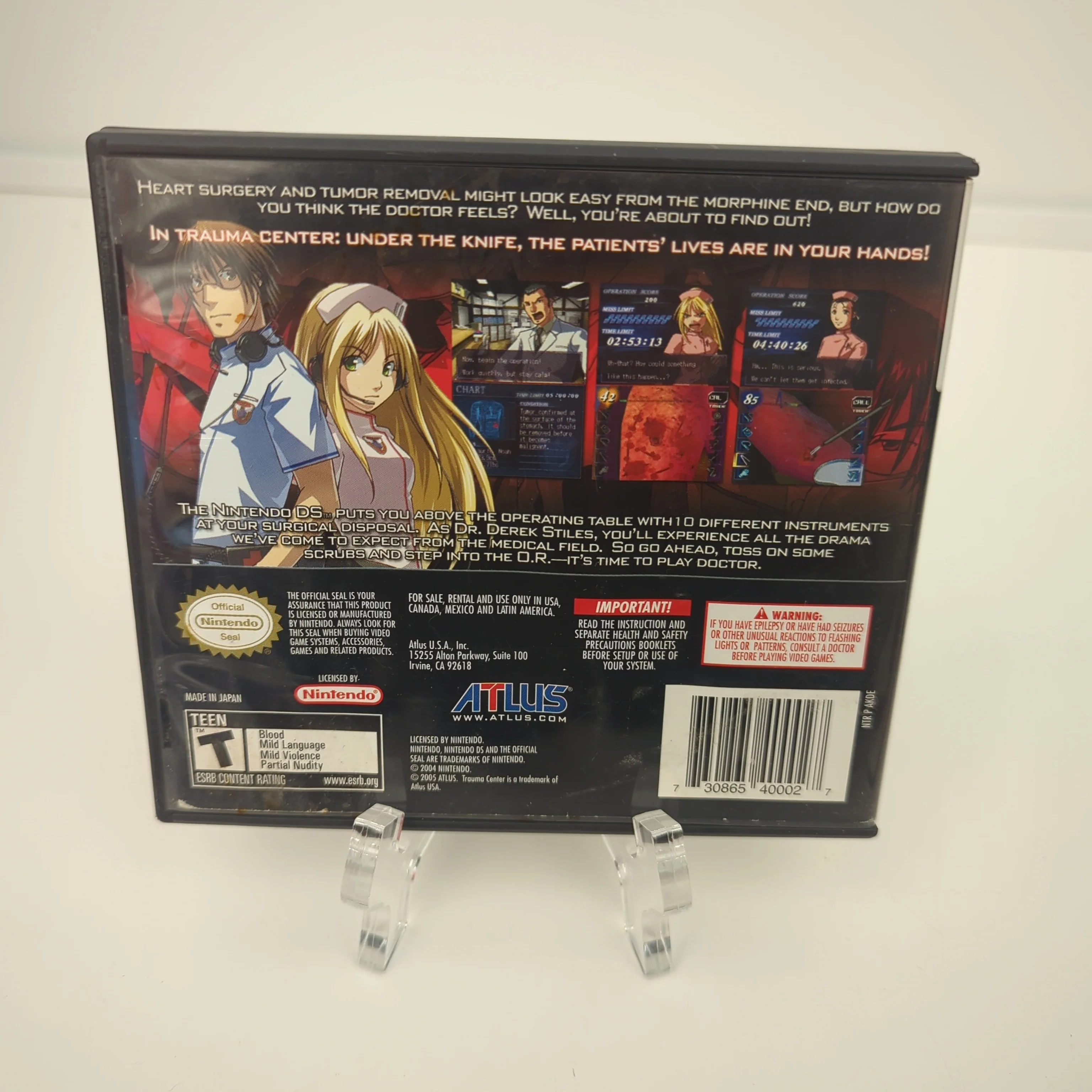Trauma Center Under the Knife - Nintendo DS - Image 2