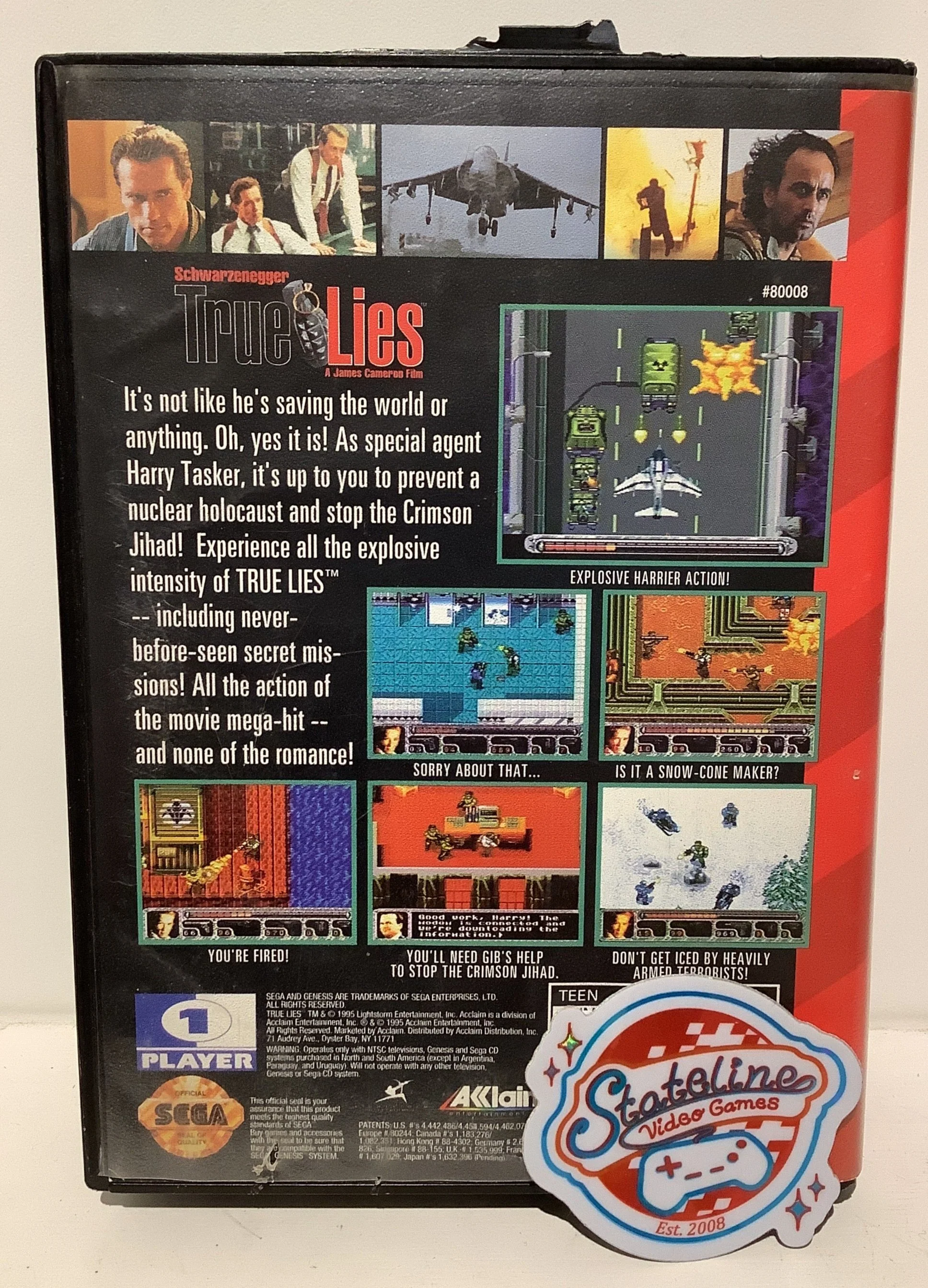 True Lies - Sega Genesis - Image 2