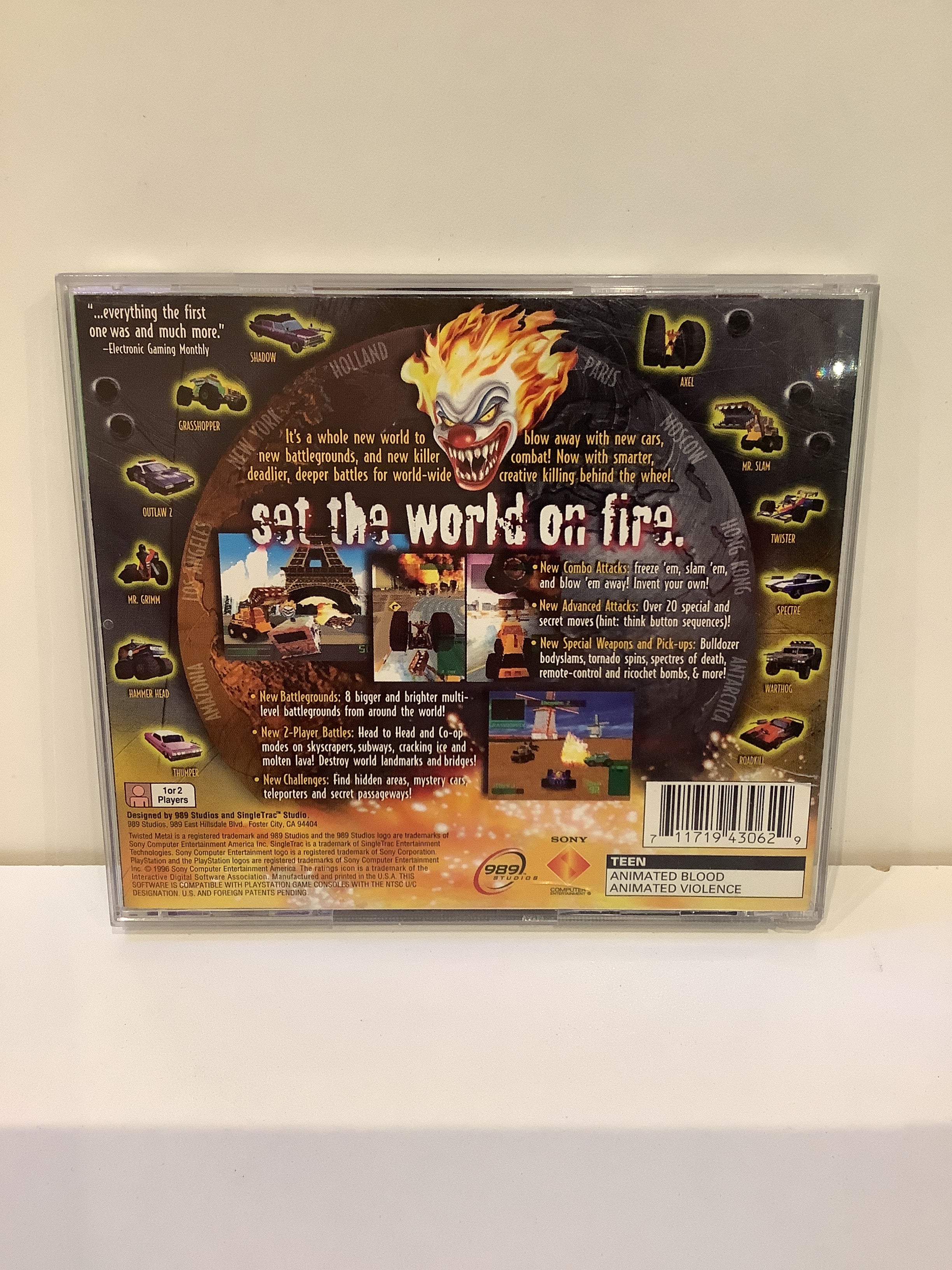 Twisted Metal 2 [Greatest Hits] - Playstation - Image 2