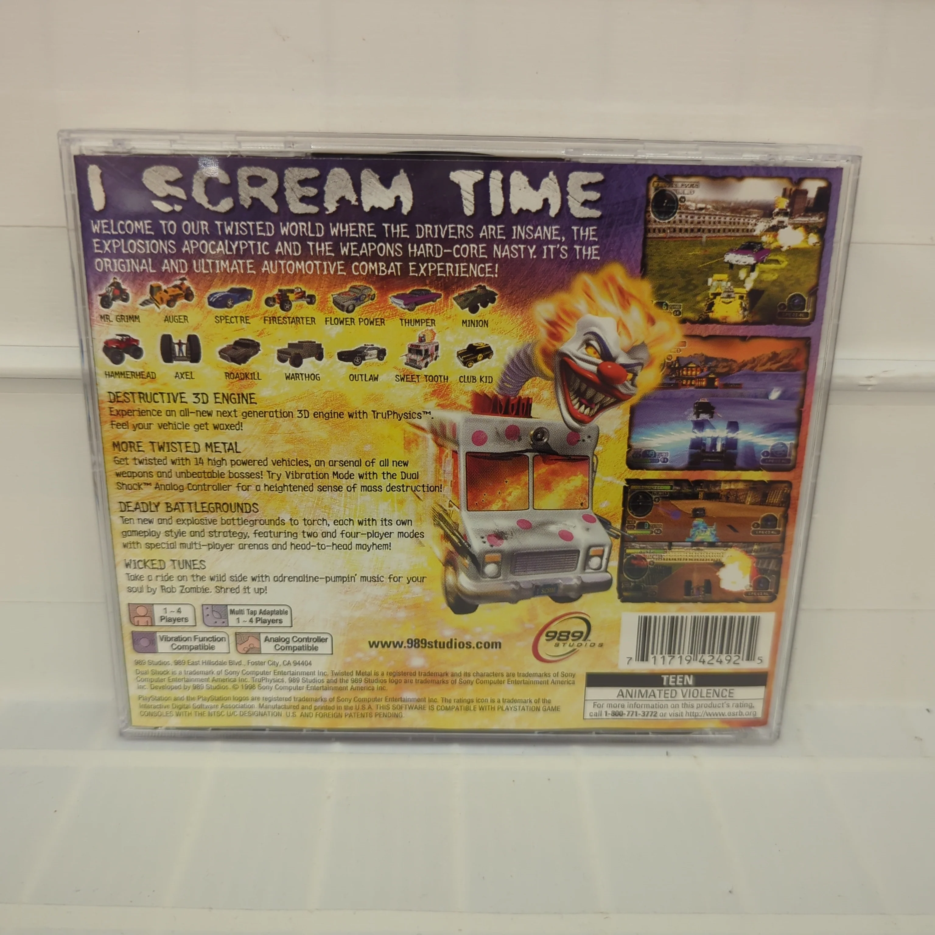 Twisted Metal 3 - Playstation - Image 2
