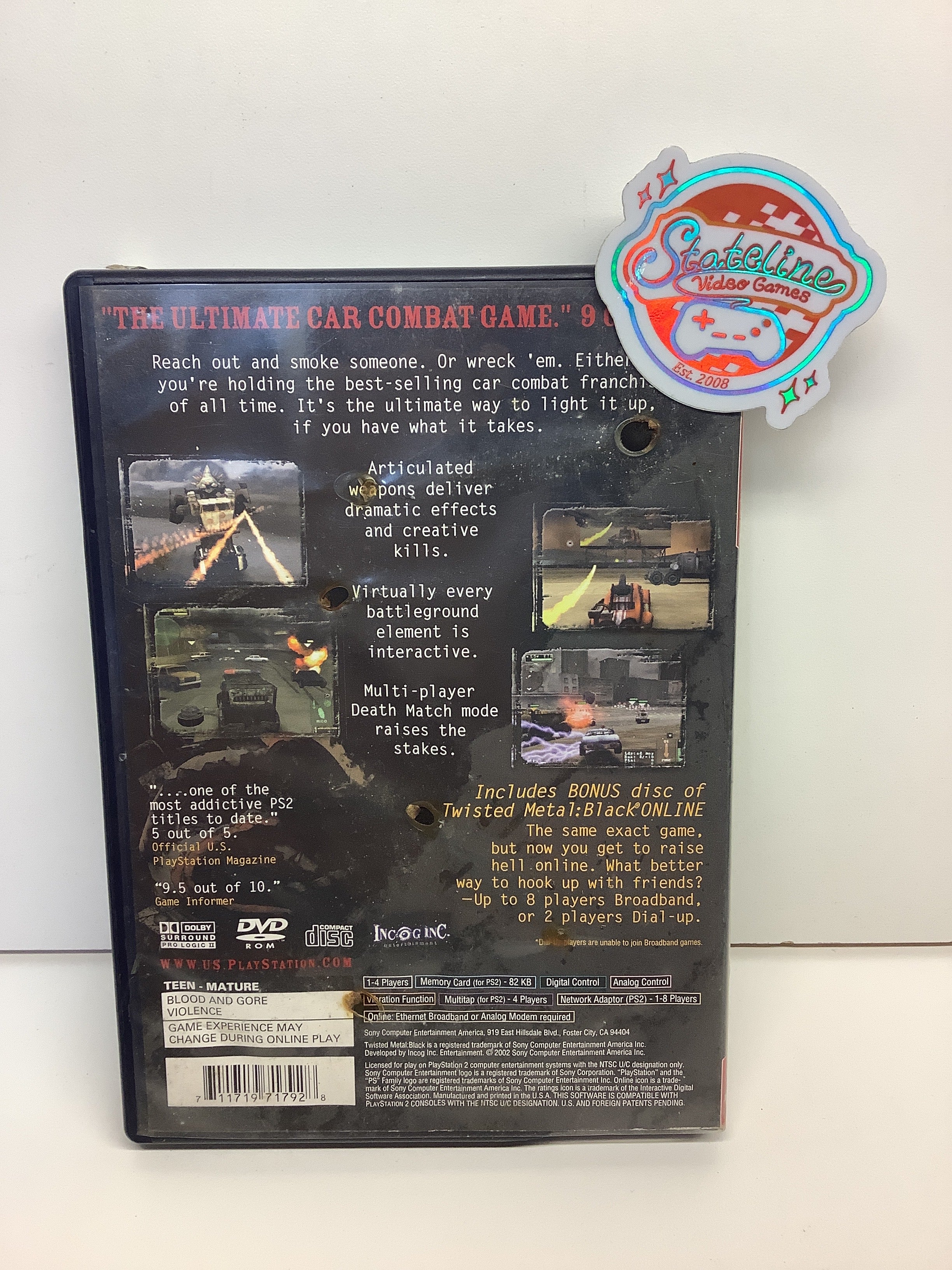 Twisted Metal: Black & Twisted Metal: Black Online - Playstation 2 - Image 2