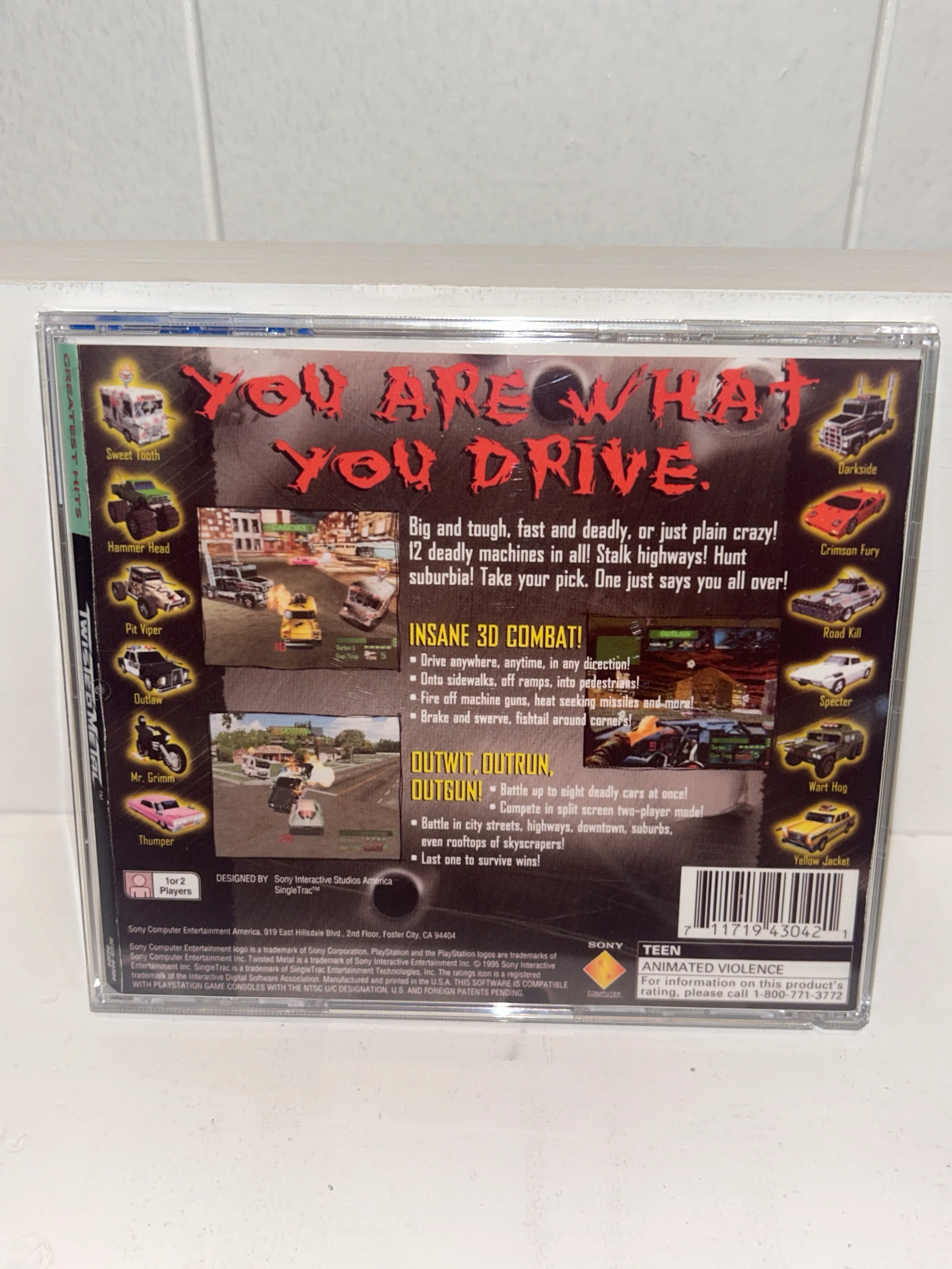 Twisted Metal [Greatest Hits] - Playstation - Image 2