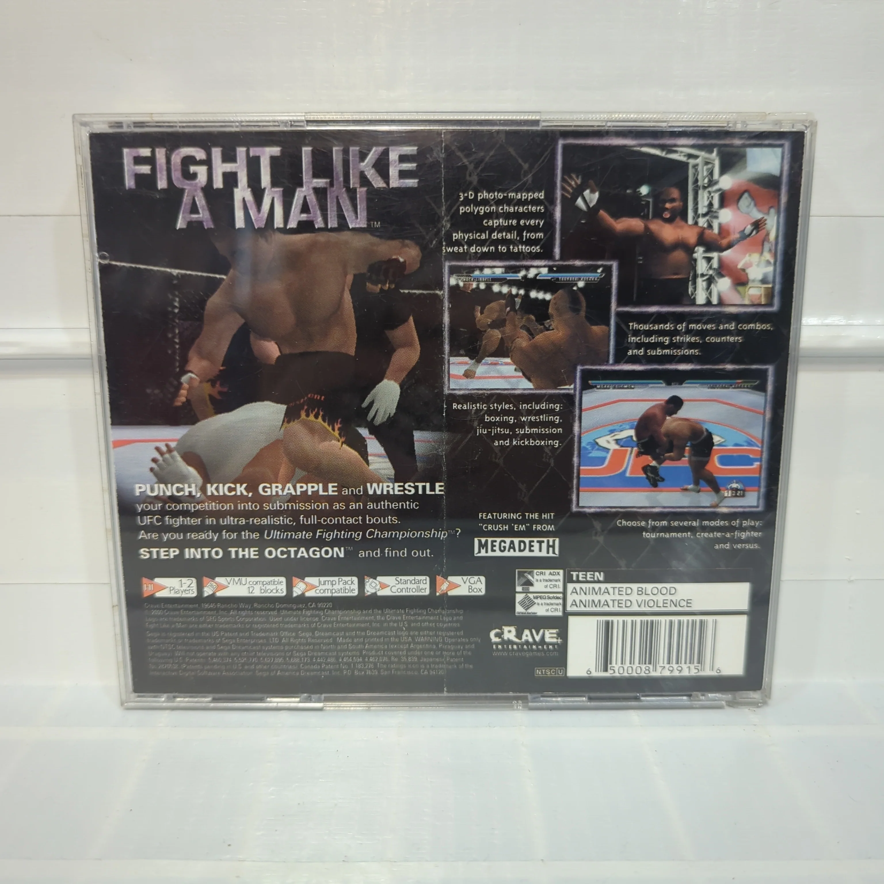 Ultimate Fighting Championship - Sega Dreamcast - Image 2