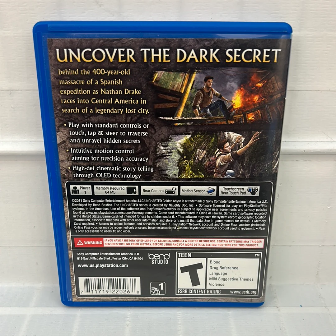 Uncharted: Golden Abyss - Playstation Vita - Image 2