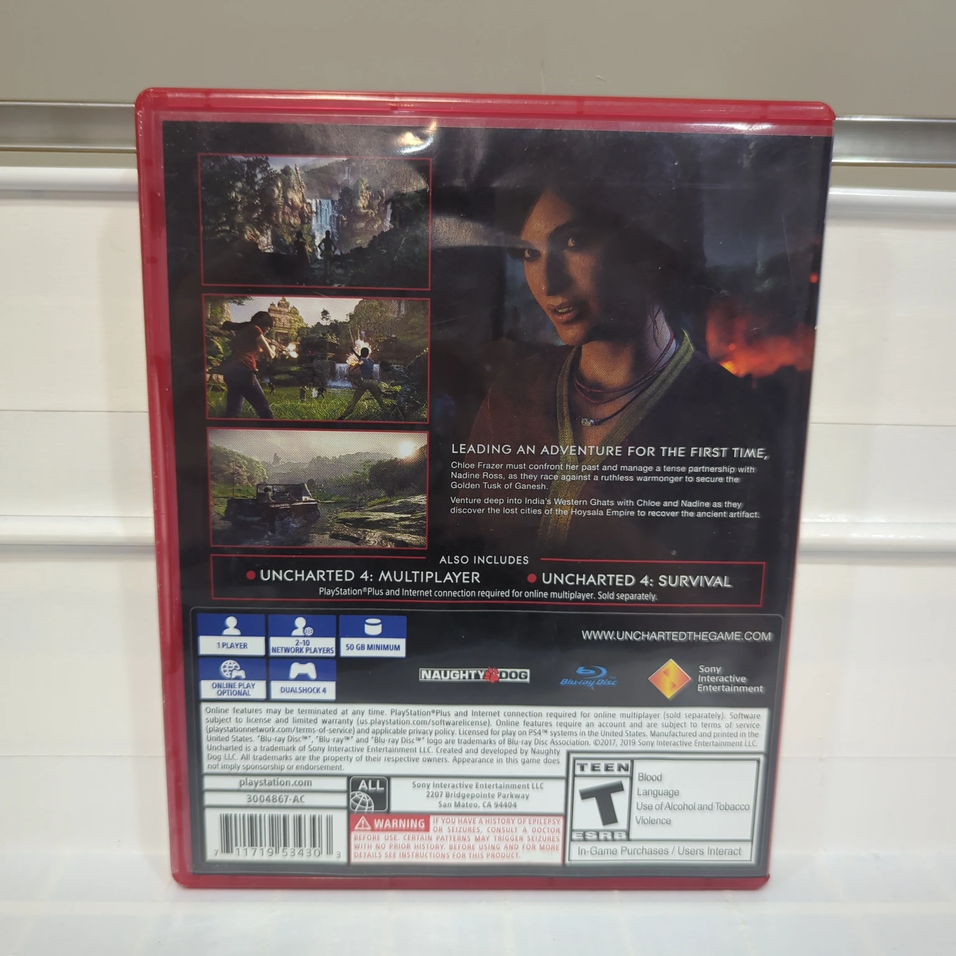 Uncharted: The Lost Legacy [Playstation Hits] - Playstation 4 - Image 2