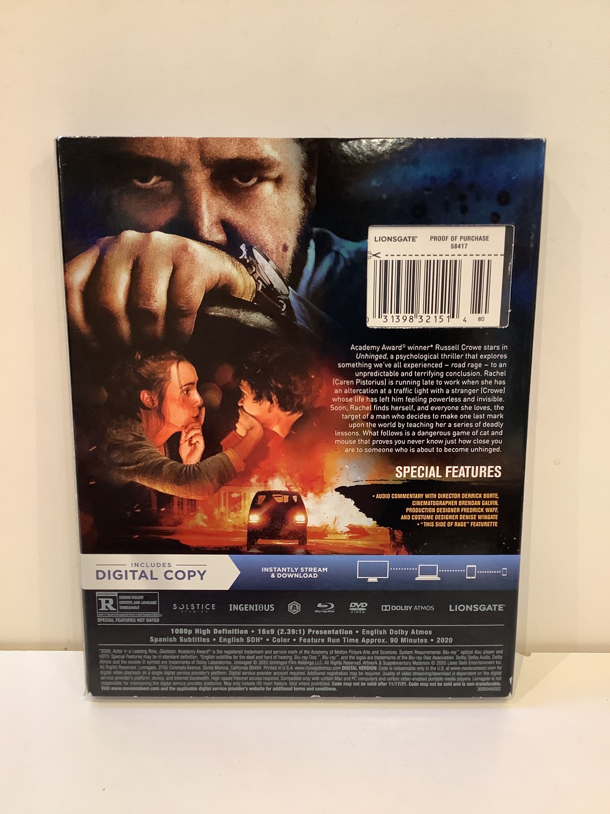 Unhinged - Blu-Ray - Image 2