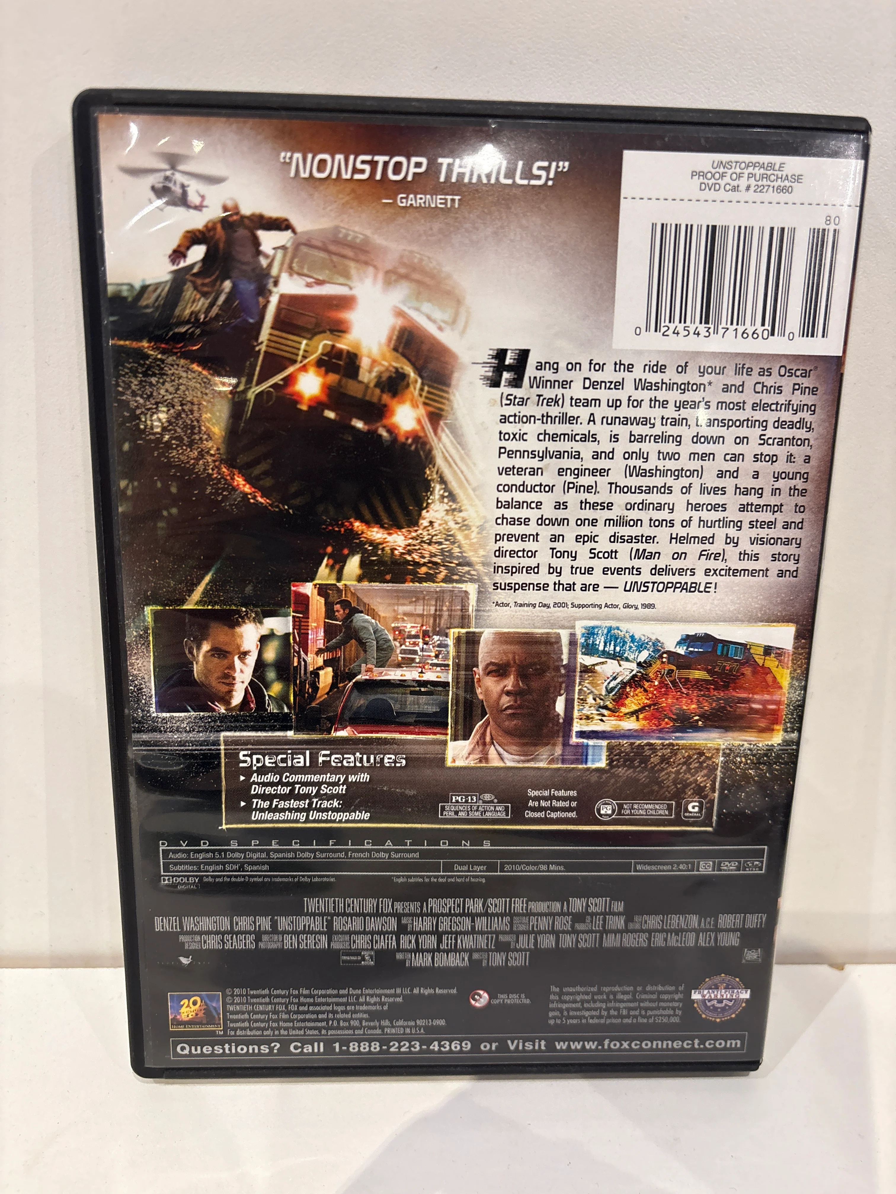 Unstoppable - DVD - Image 2
