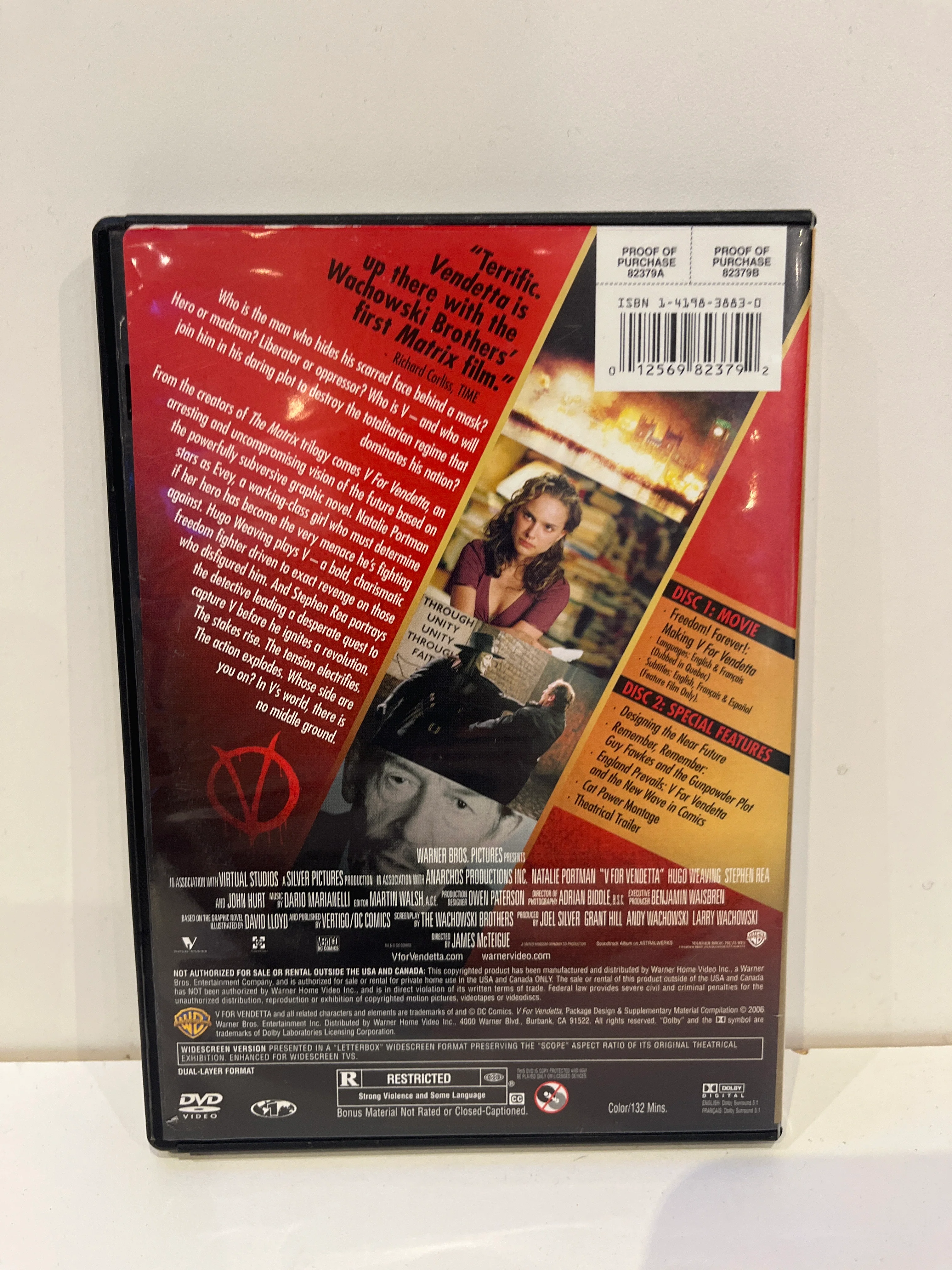 V For Vendetta - DVD - Image 2