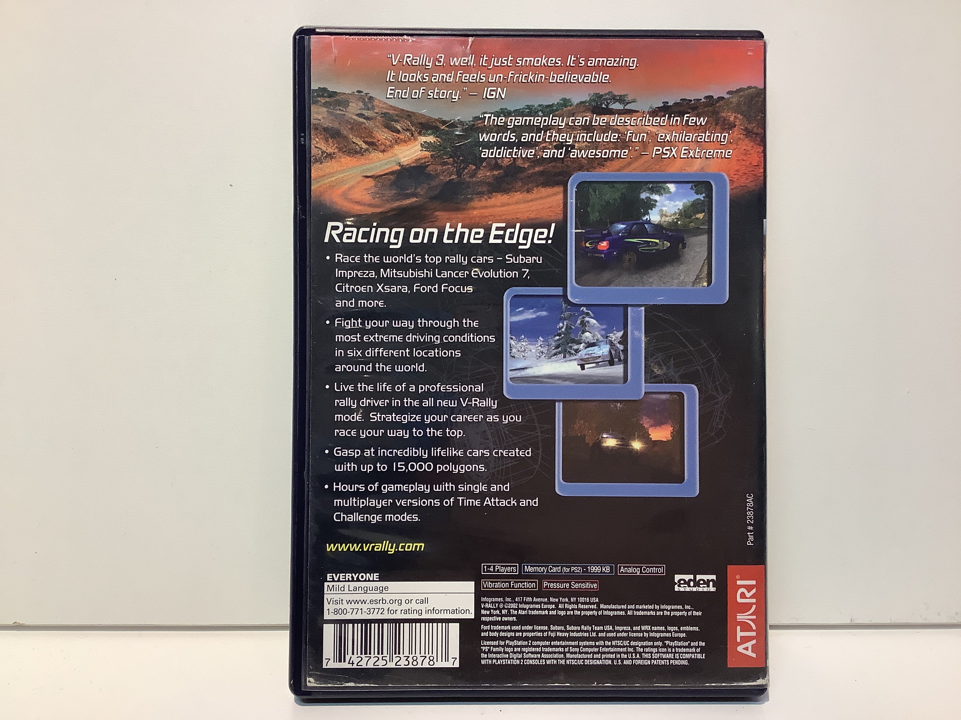 V-Rally 3 - Playstation 2 - Image 2