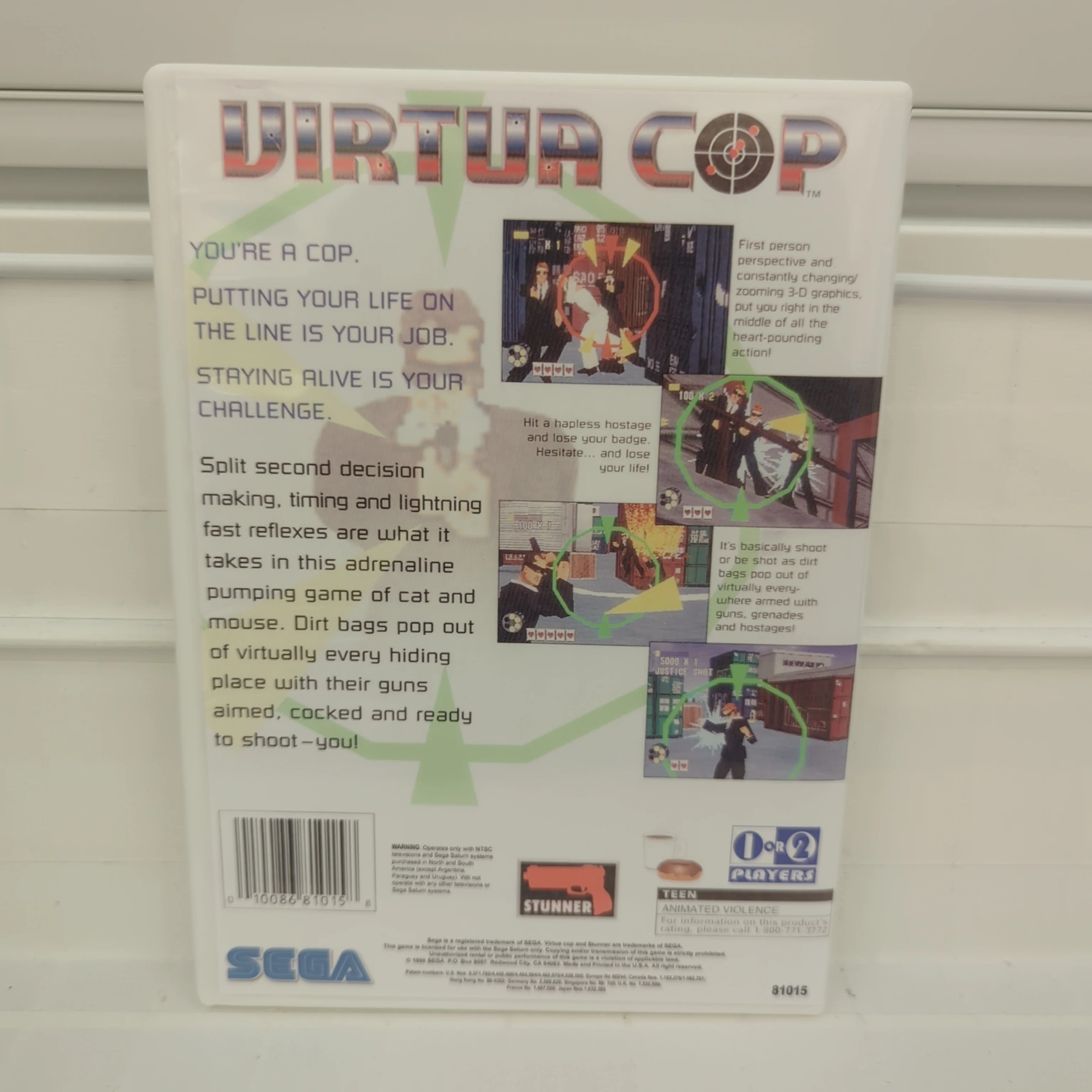 Virtua Cop - Sega Saturn - Image 2