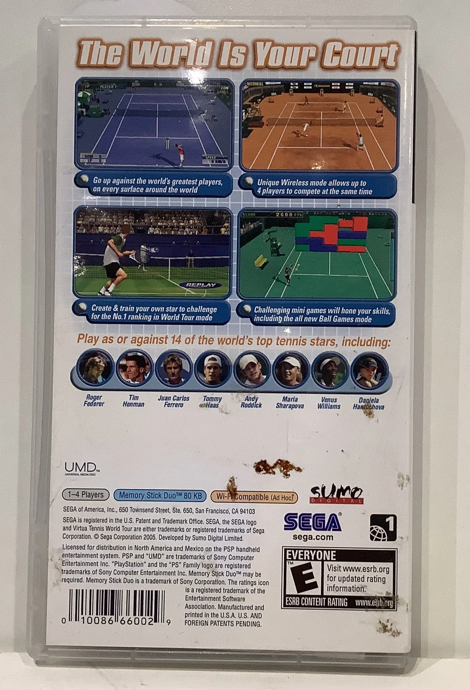 Virtua Tennis World Tour - PSP - Image 2