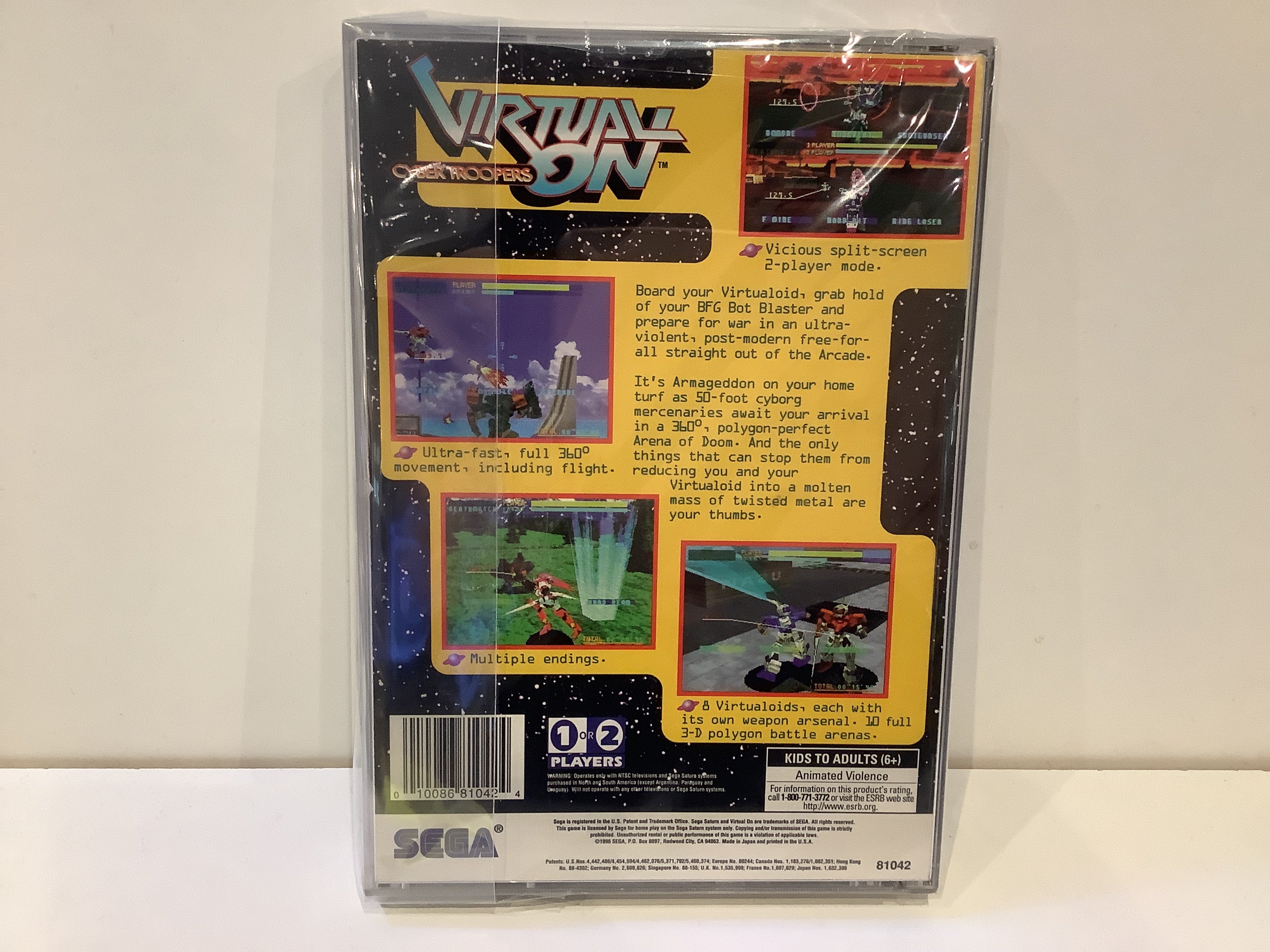 Virtual-On Cyber Troopers - Sega Saturn - Image 2