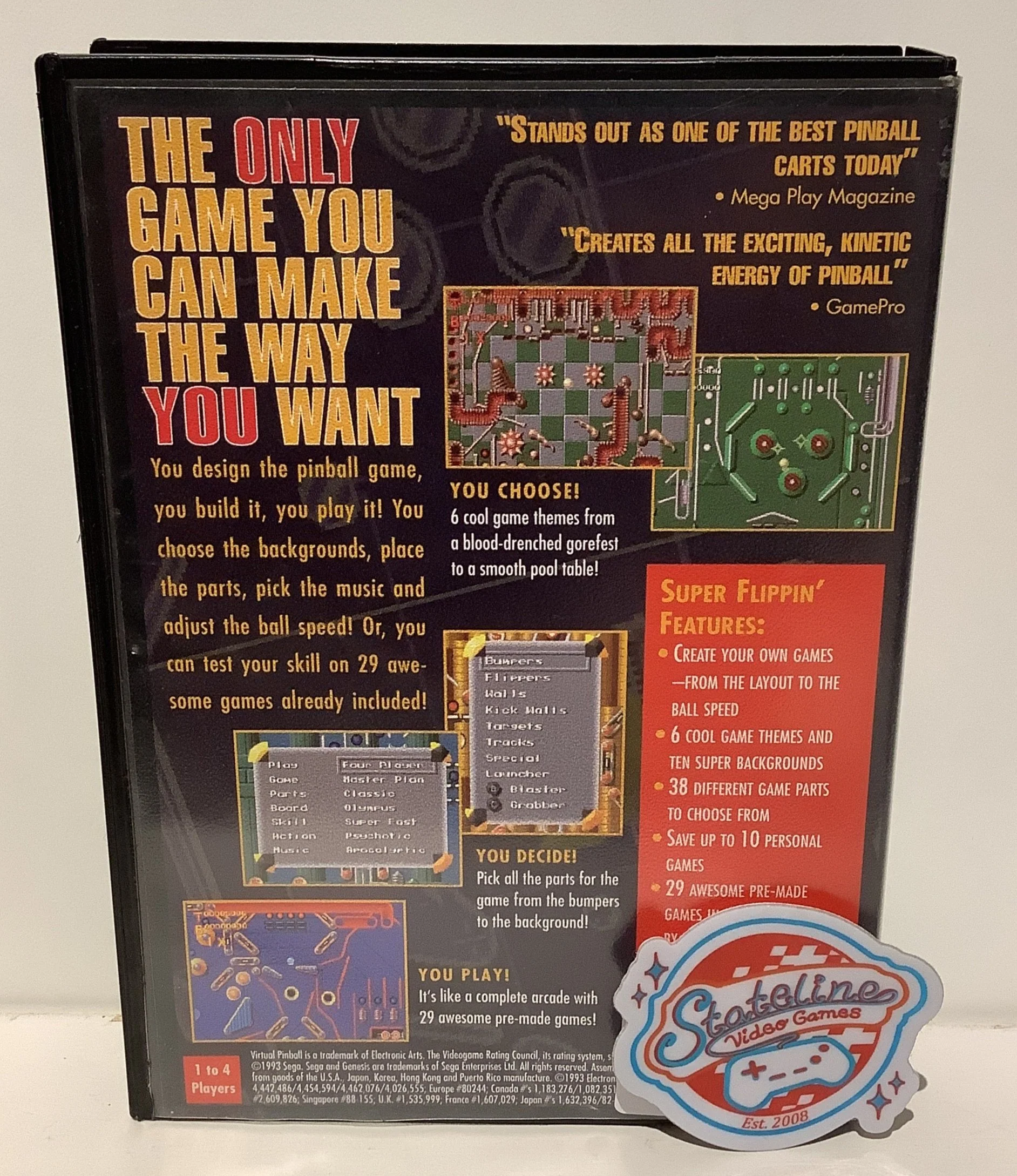 Virtual Pinball - Sega Genesis - Image 2