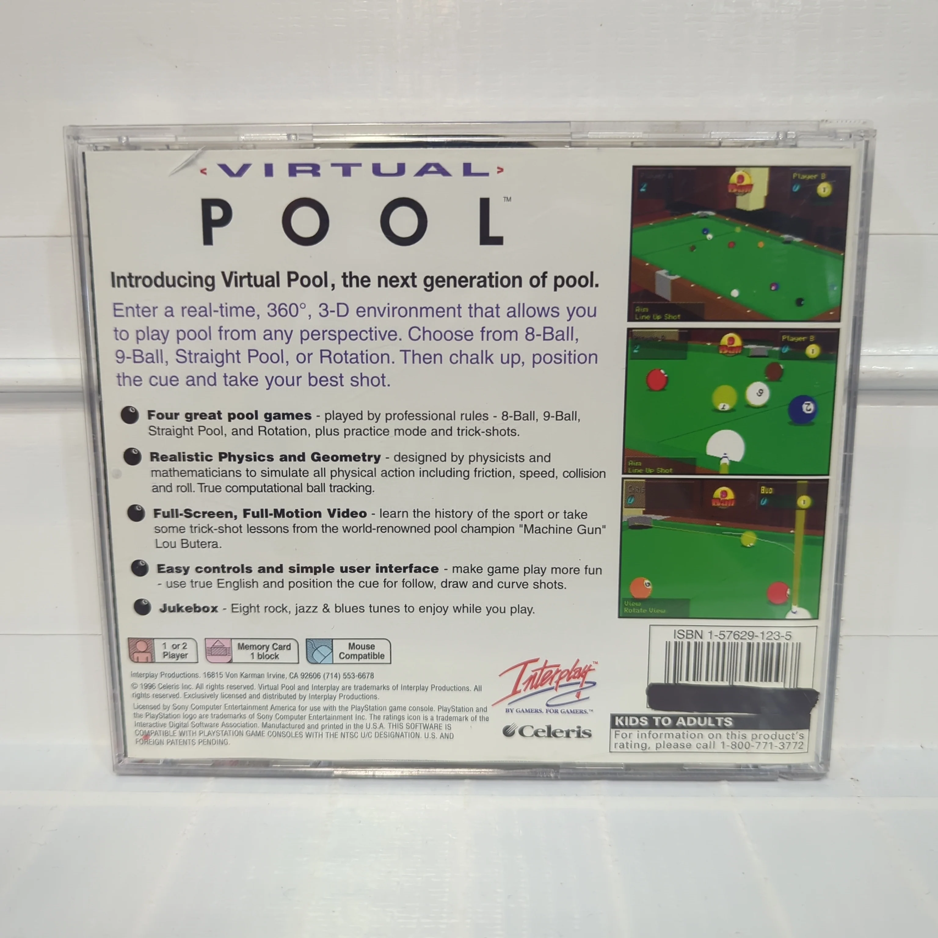 Virtual Pool - Playstation - Image 2