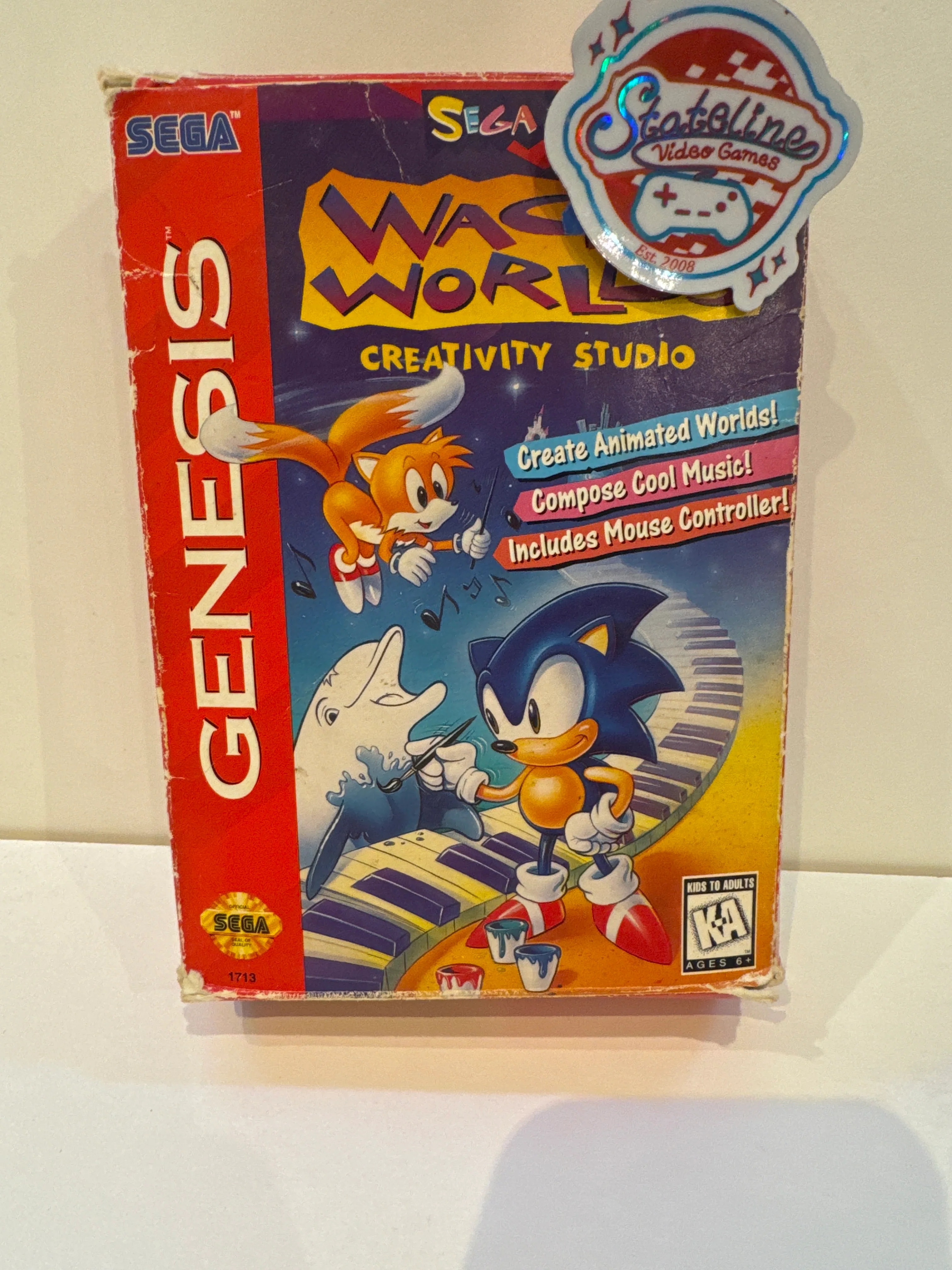 Wacky Worlds Creativity Studio - Sega Genesis