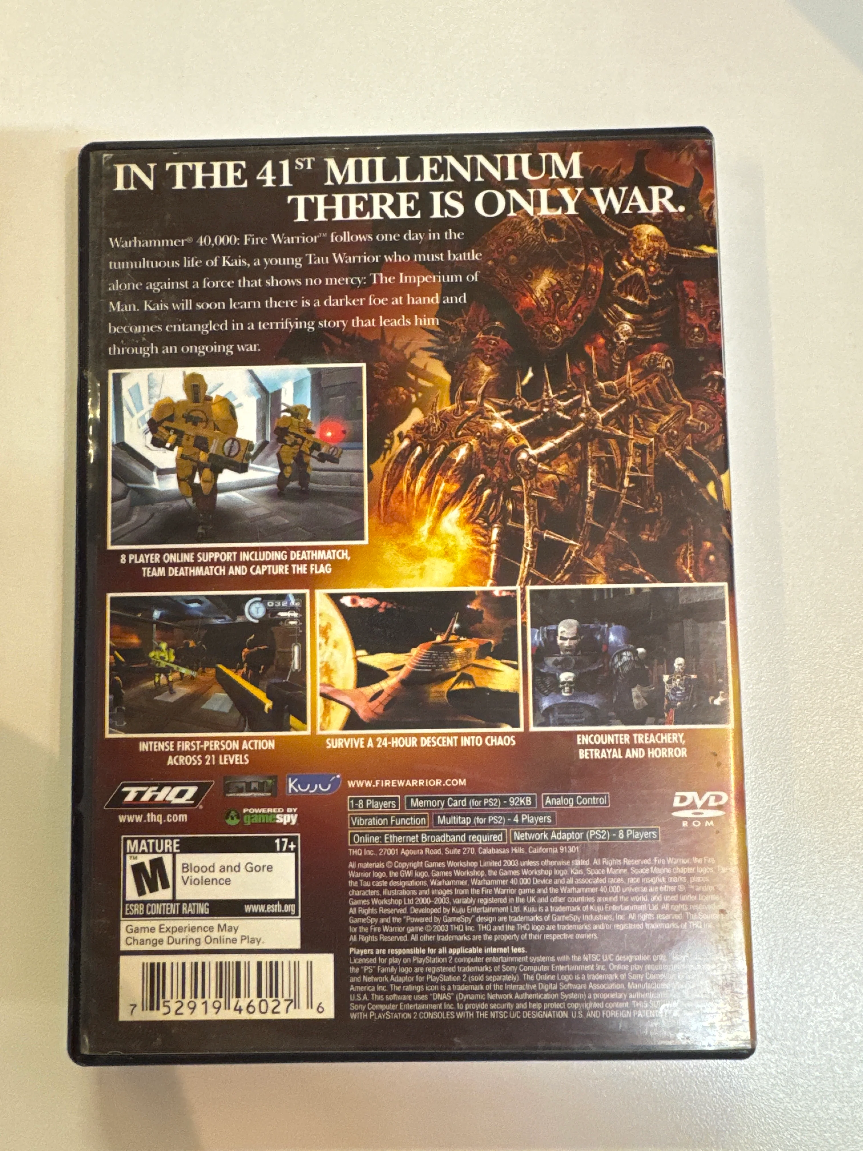 Warhammer 40000 Fire Warrior - Playstation 2 - Image 2