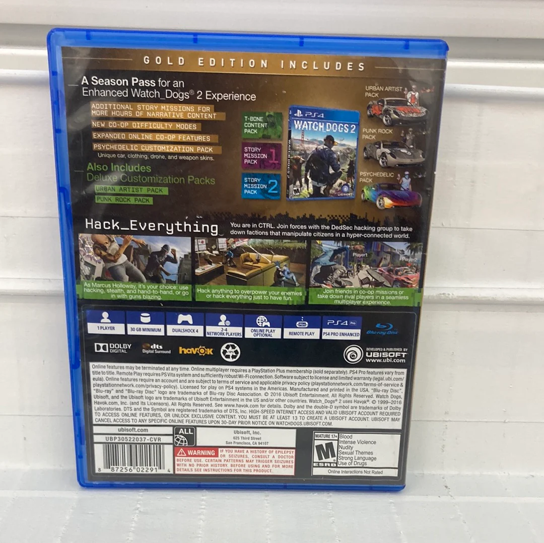 Watch Dogs 2 [Gold Edition] - Playstation 4 - Image 2