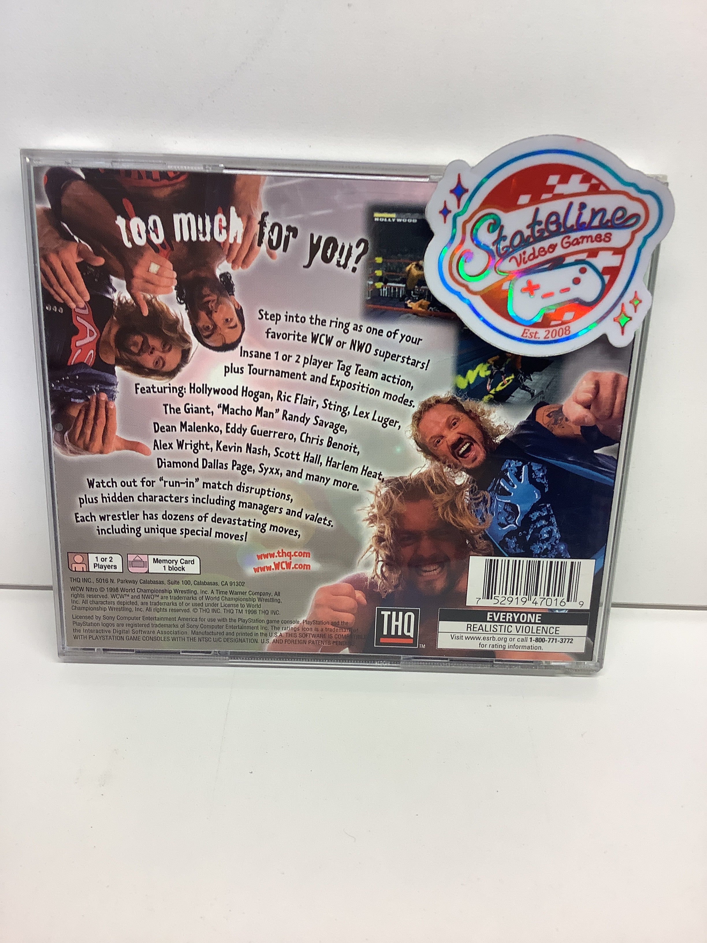 WCW Nitro [Greatest Hits] - Playstation - Image 2