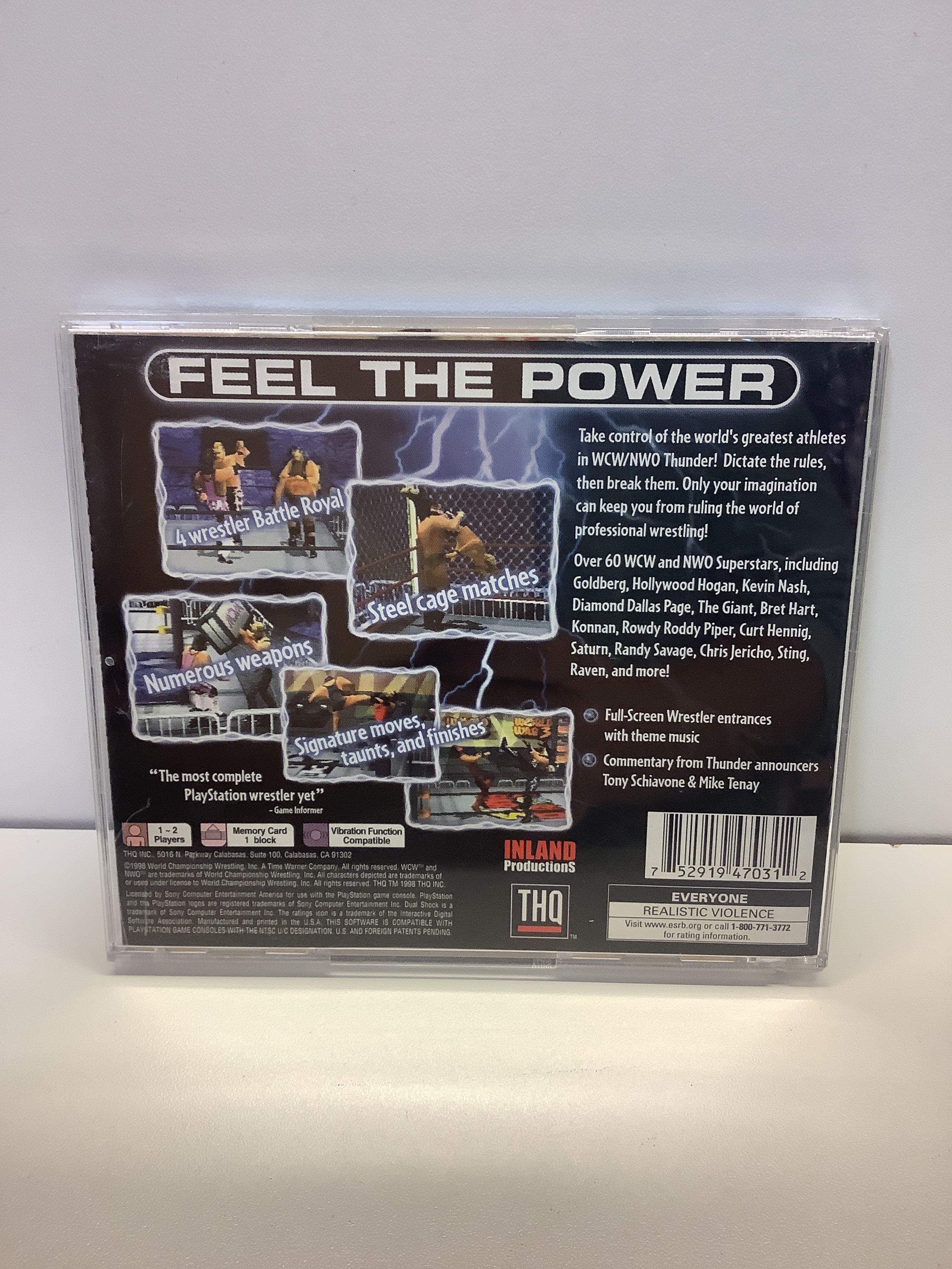 WCW nWo Thunder - Playstation - Image 2