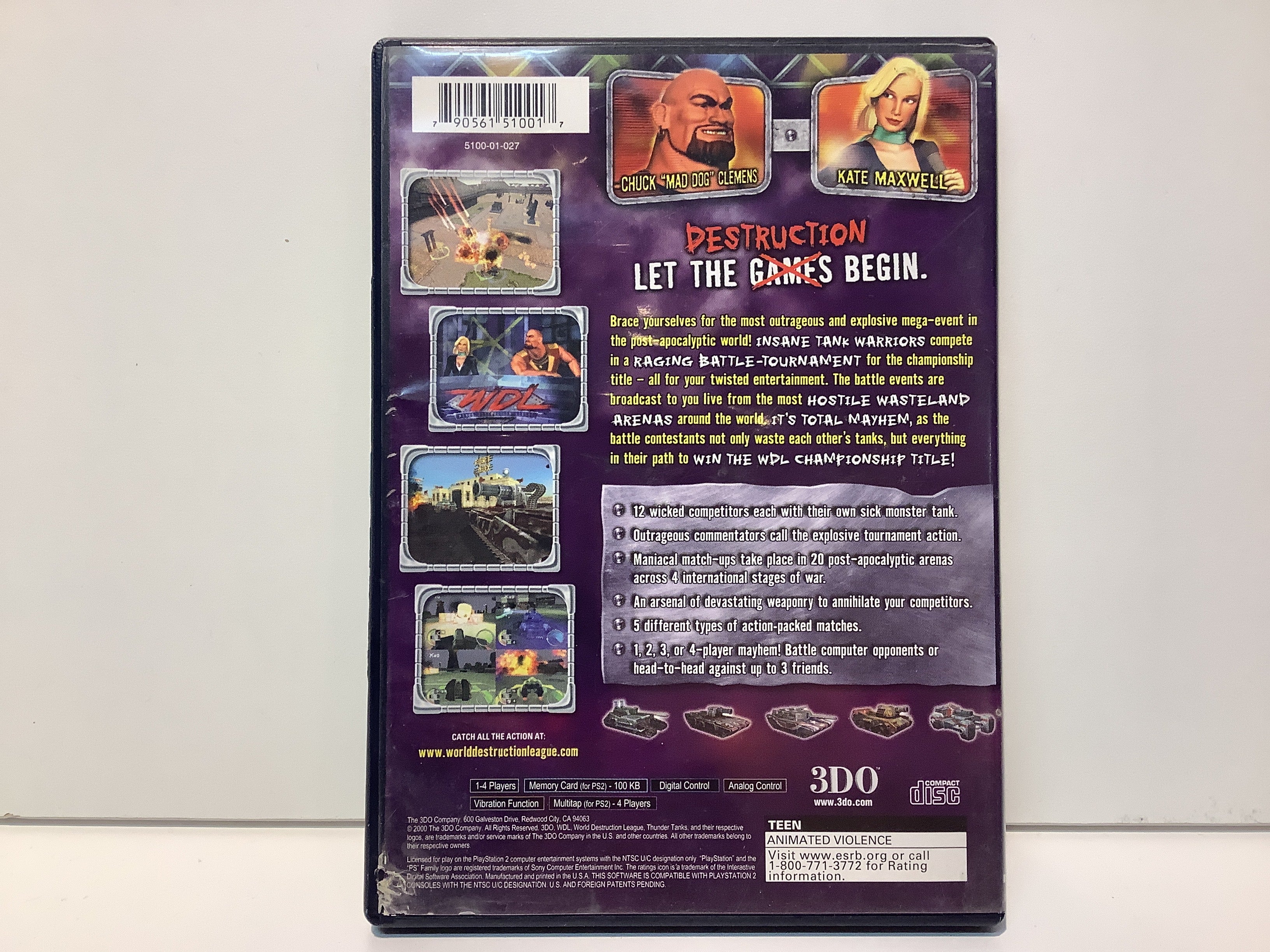 WDL Thunder Tanks - Playstation 2 - Image 2
