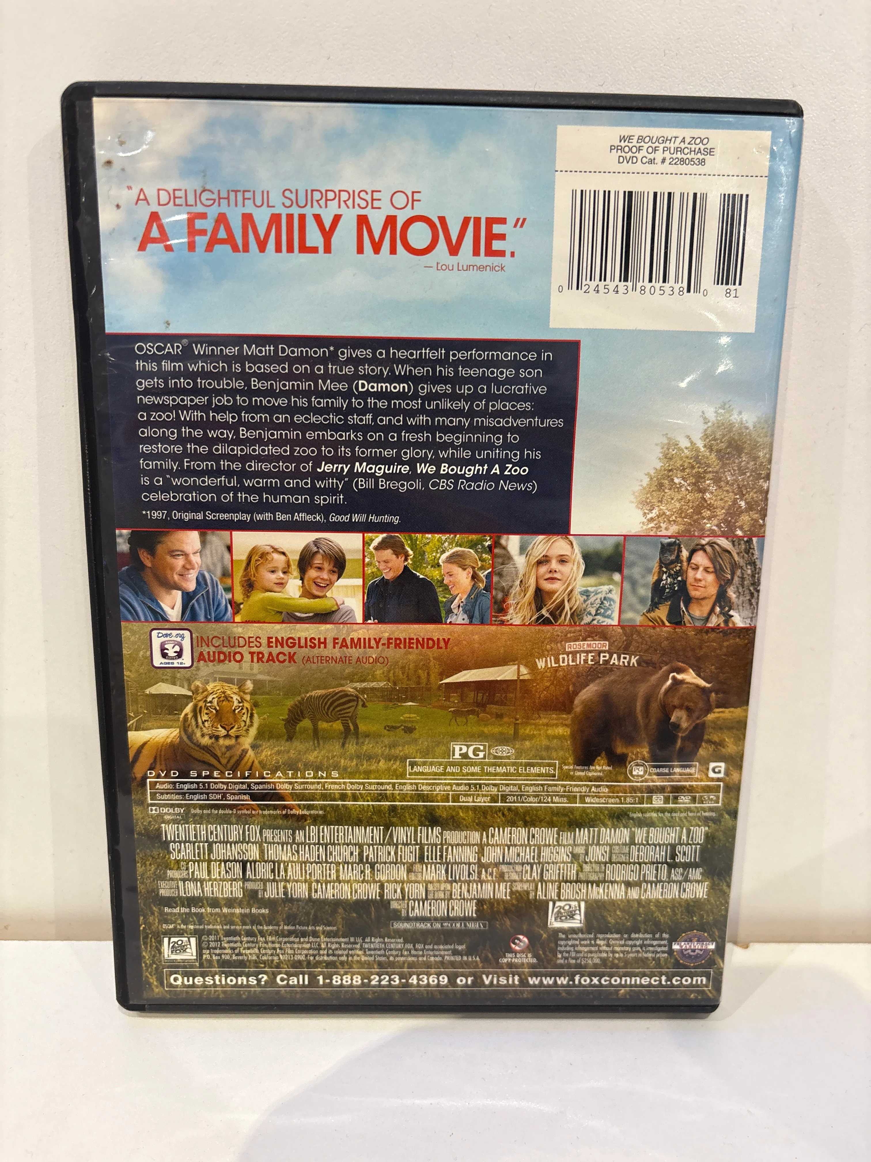 We Bought a Zoo - DVD - Image 2