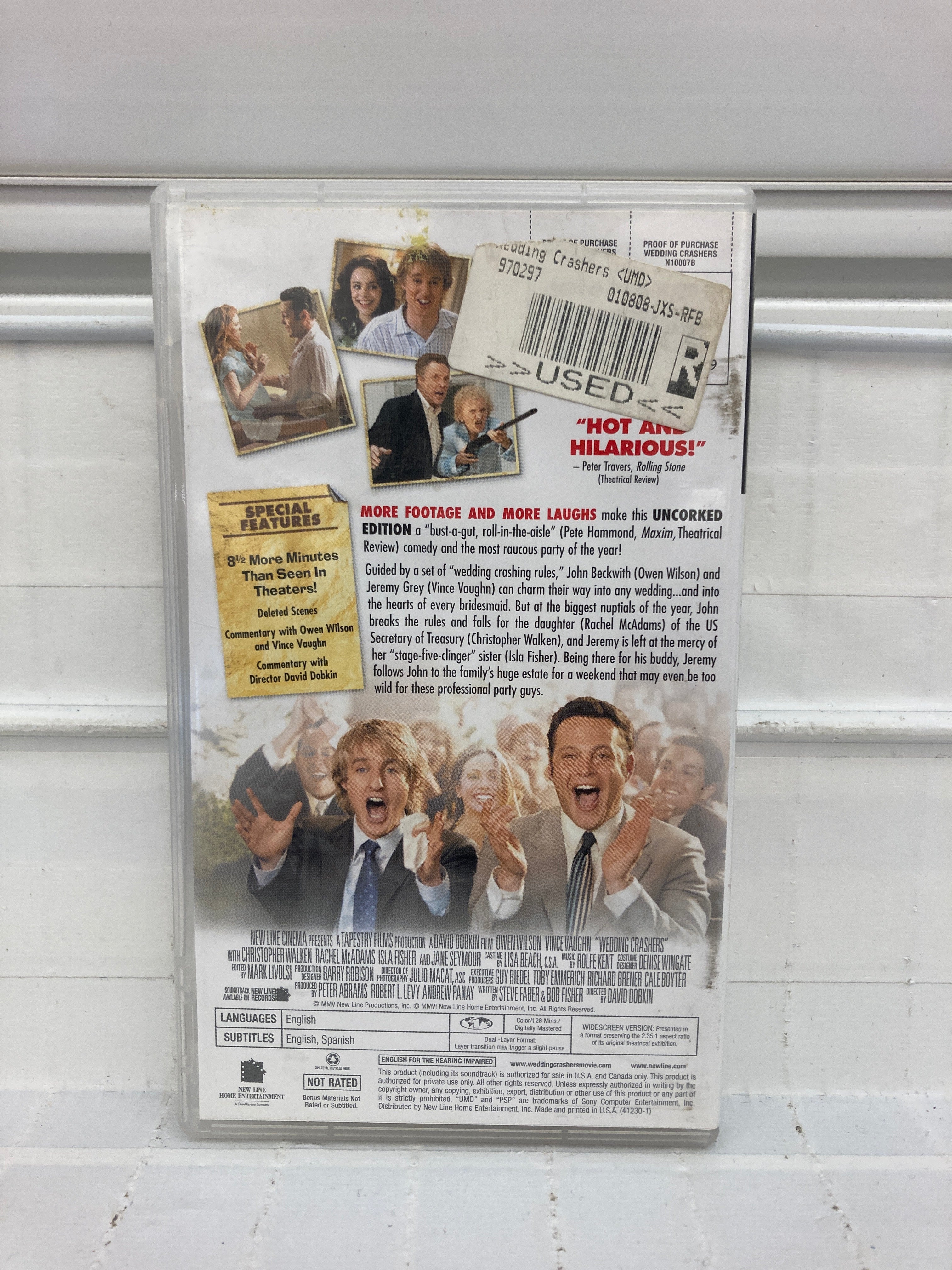 Wedding Crashers Uncorked [UMD] - PSP - Image 2