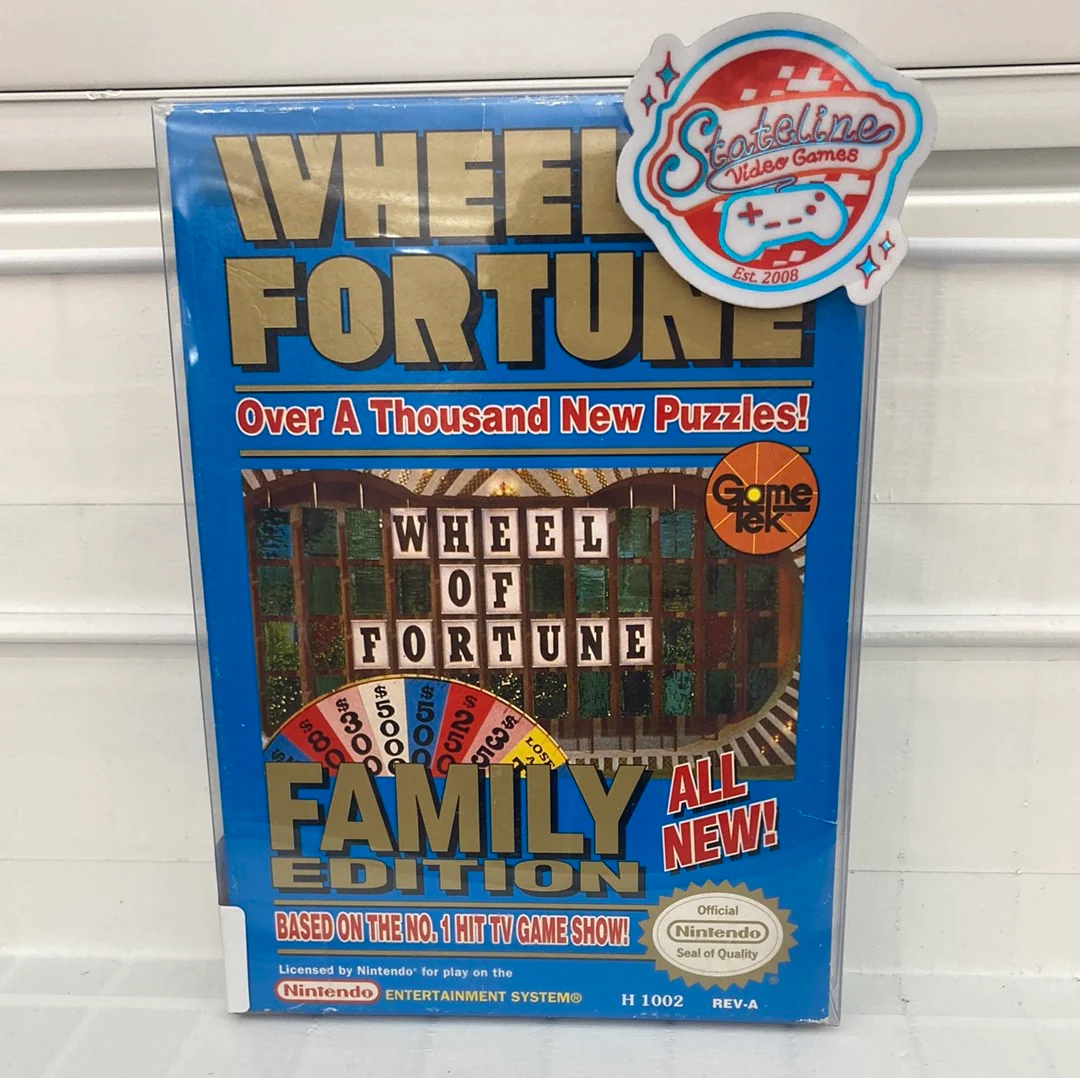 Wheel of Fortune Family Edition - NES