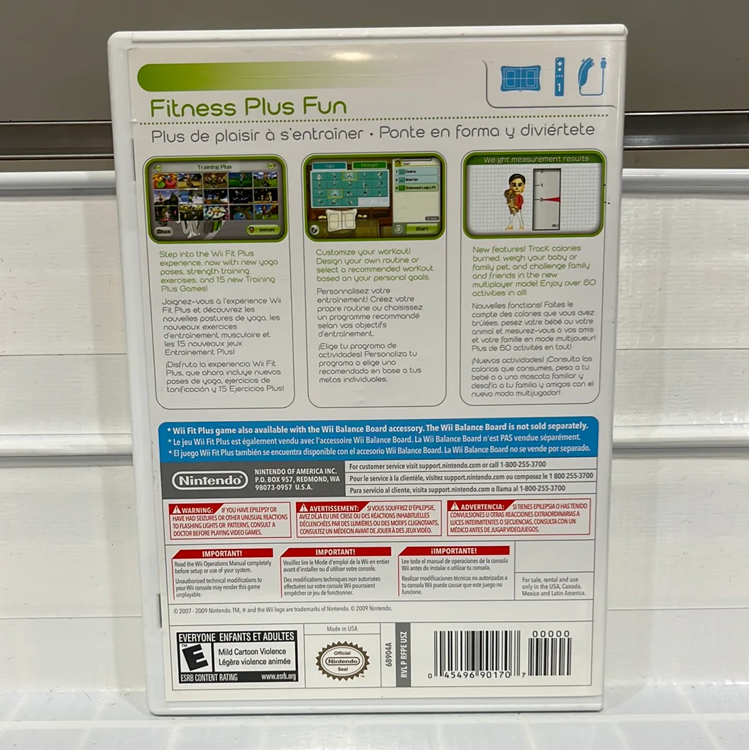 Wii Fit Plus (Game Only) - Wii - Image 2