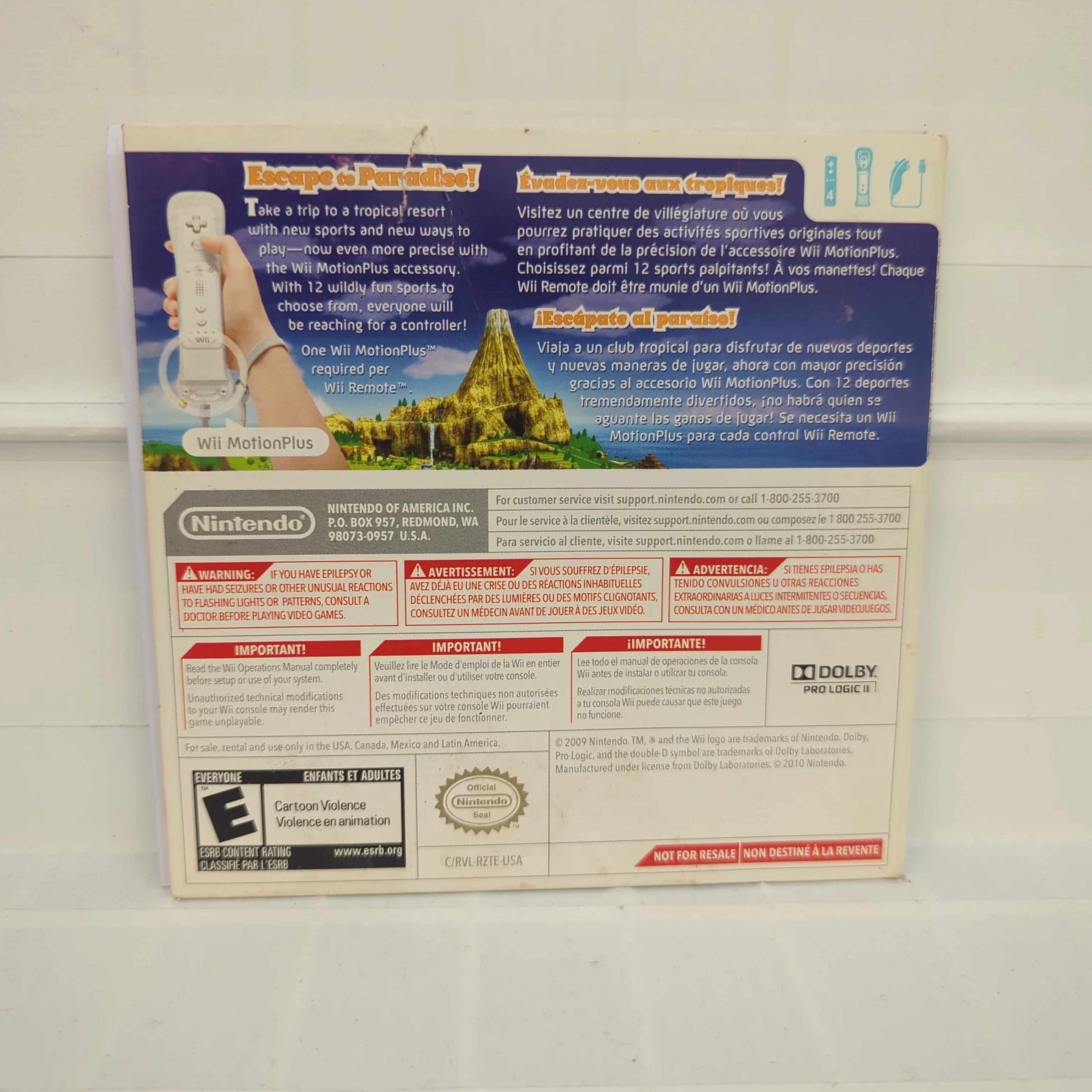 Wii Sports Resort - Wii - Image 4
