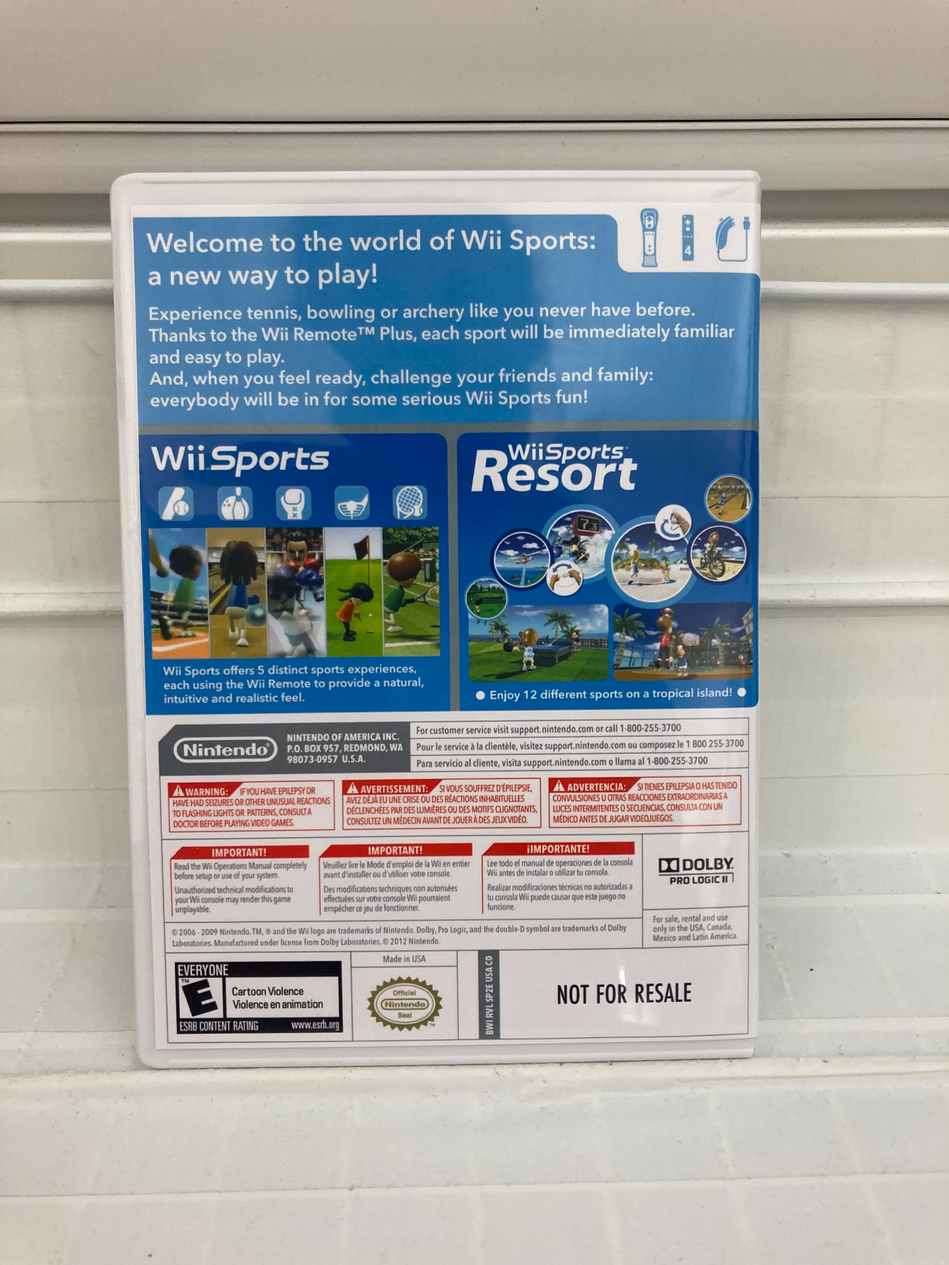 Wii Sports & Wii Sports Resort - Wii - Image 3