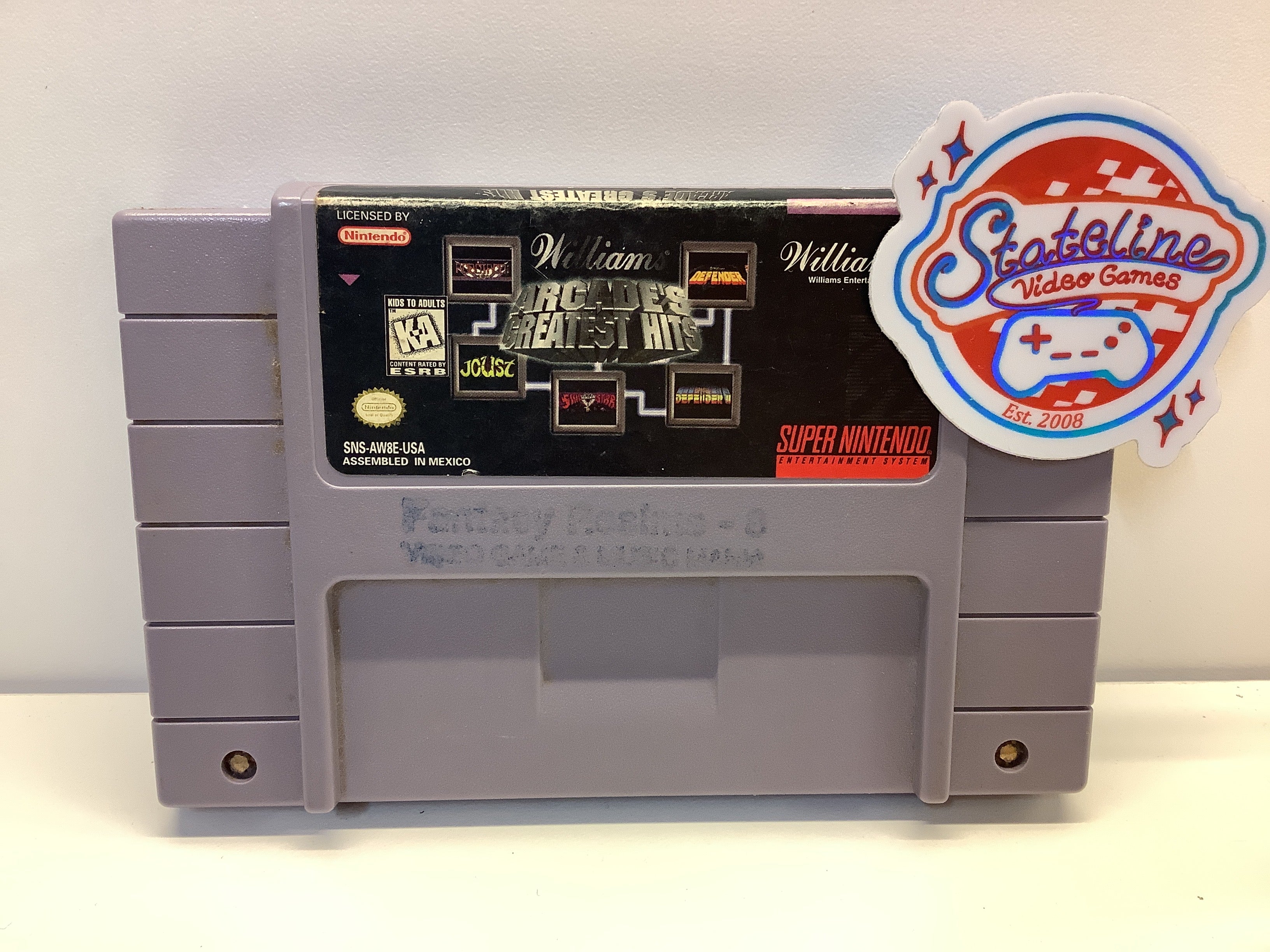 Williams Arcade's Greatest Hits - Super Nintendo - Image 2