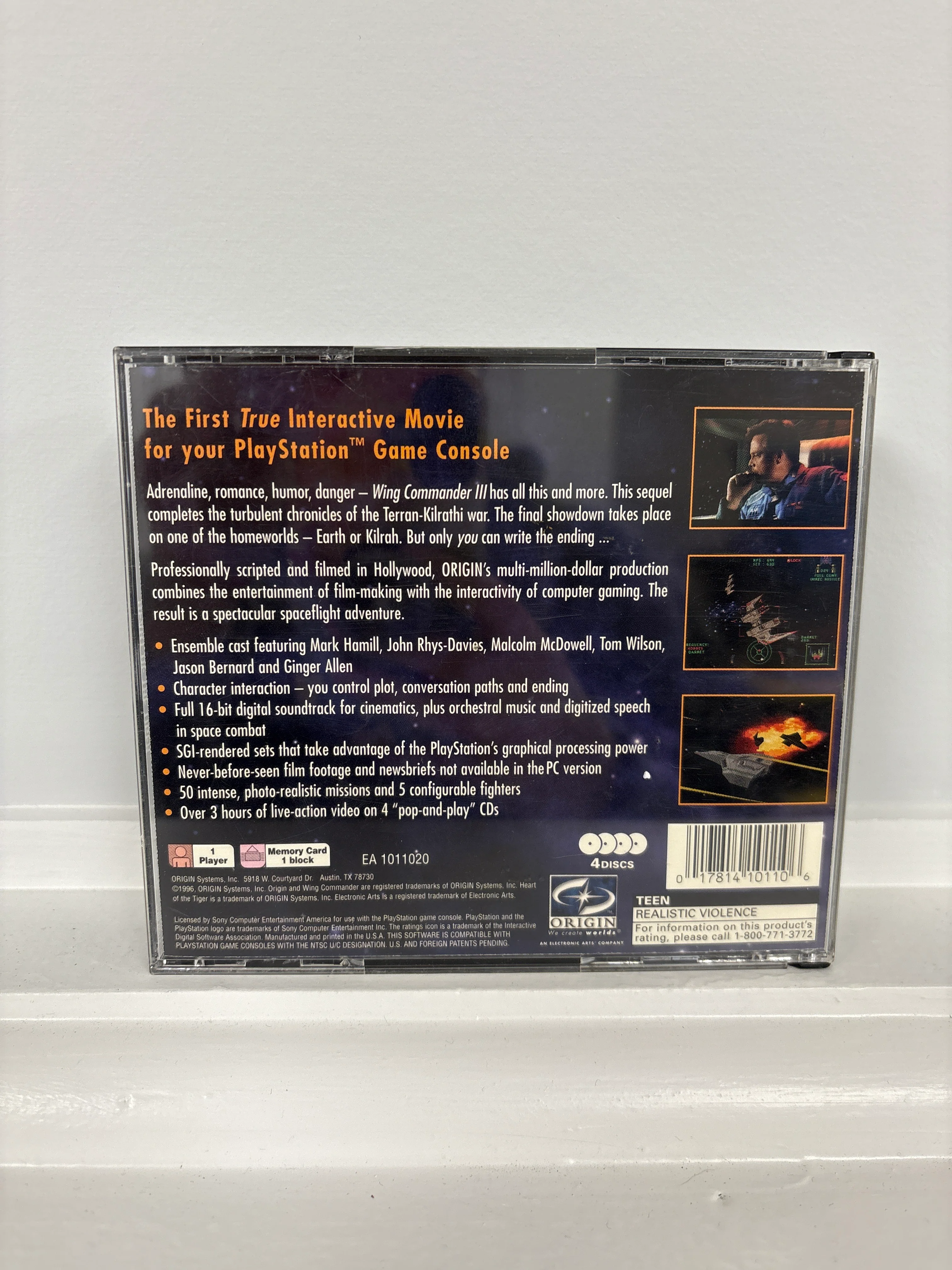 Wing Commander III Heart of the Tiger - Playstation - Image 2