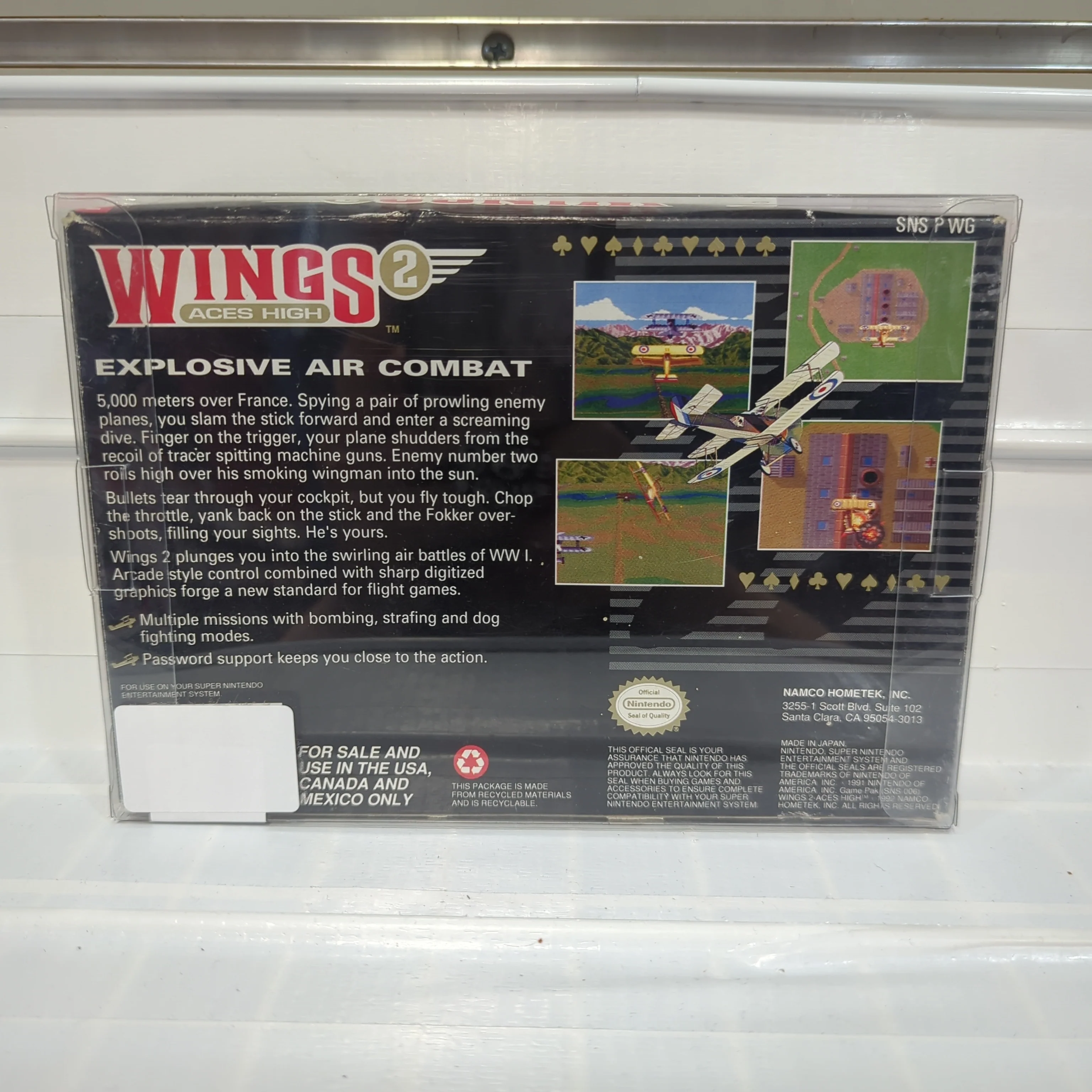 Wings 2 Aces High - Super Nintendo - Image 2