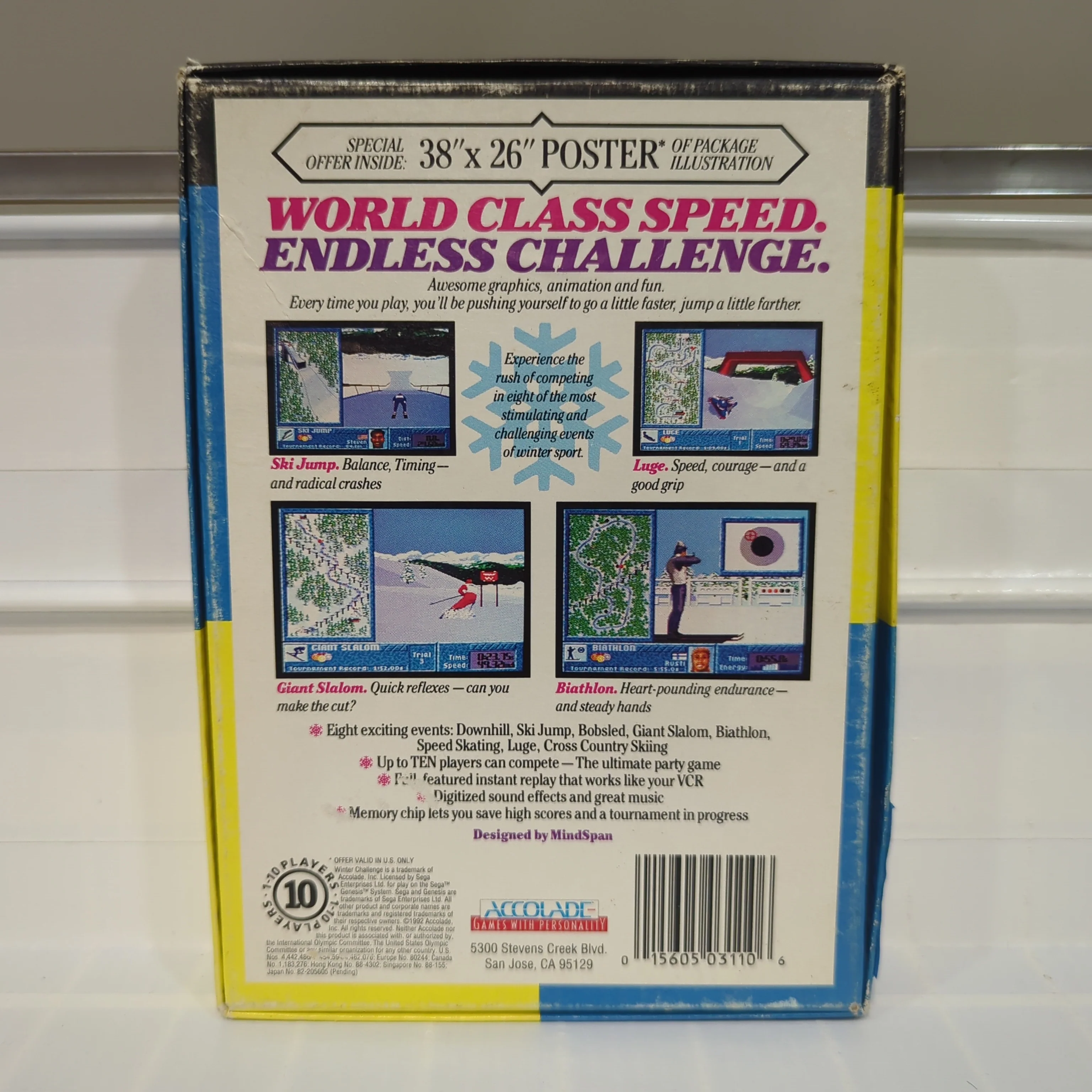 Winter Challenge - Sega Genesis - Image 2