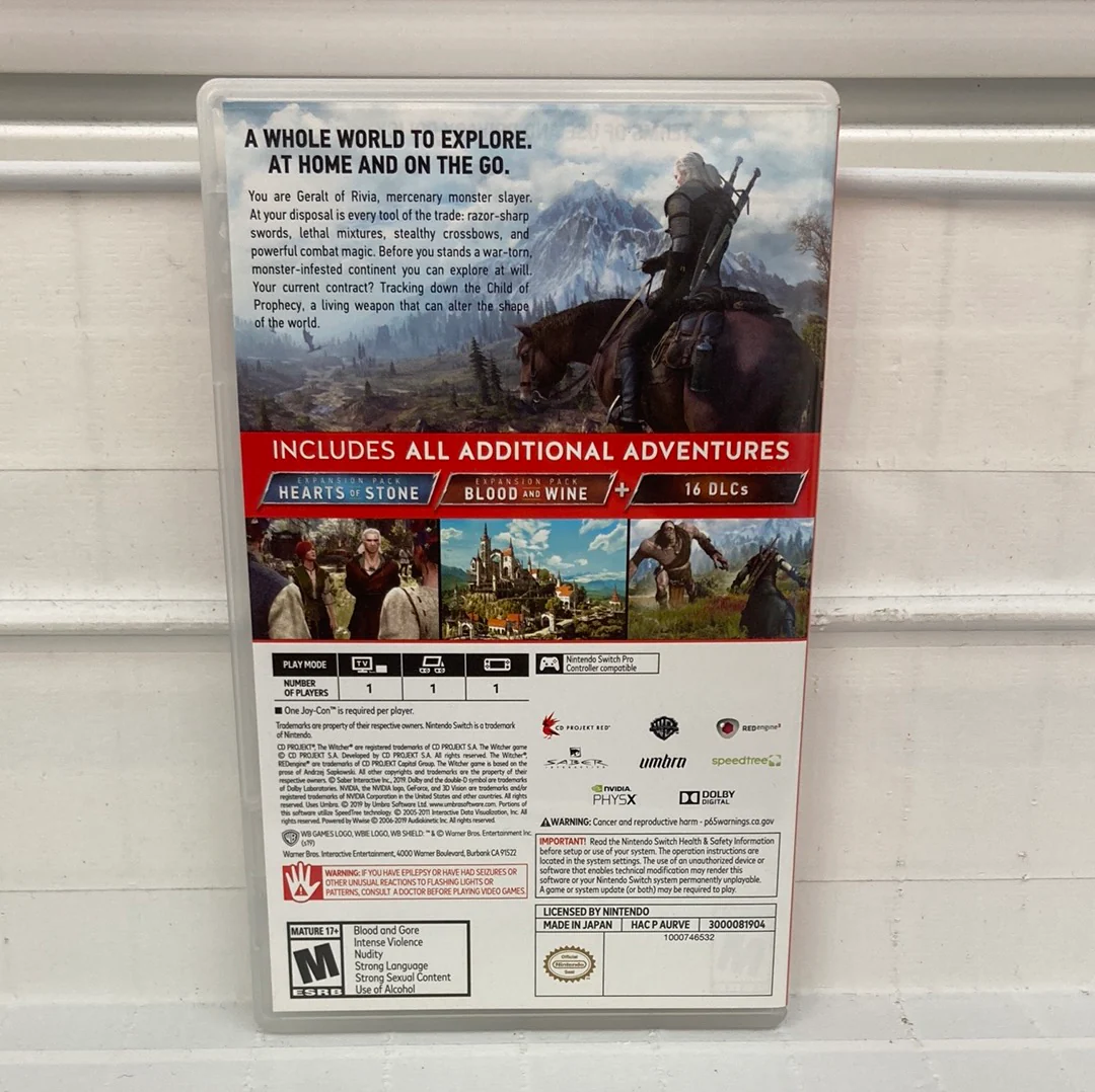 Witcher 3 Wild Hunt Complete Edition - Nintendo Switch - Image 2
