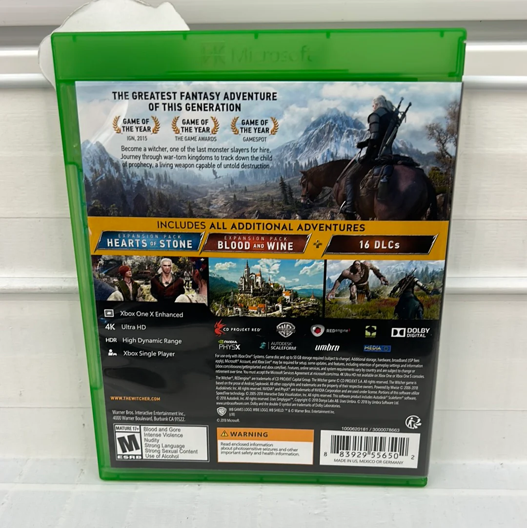 Witcher 3: Wild Hunt [Complete Edition] - Xbox One - Image 2