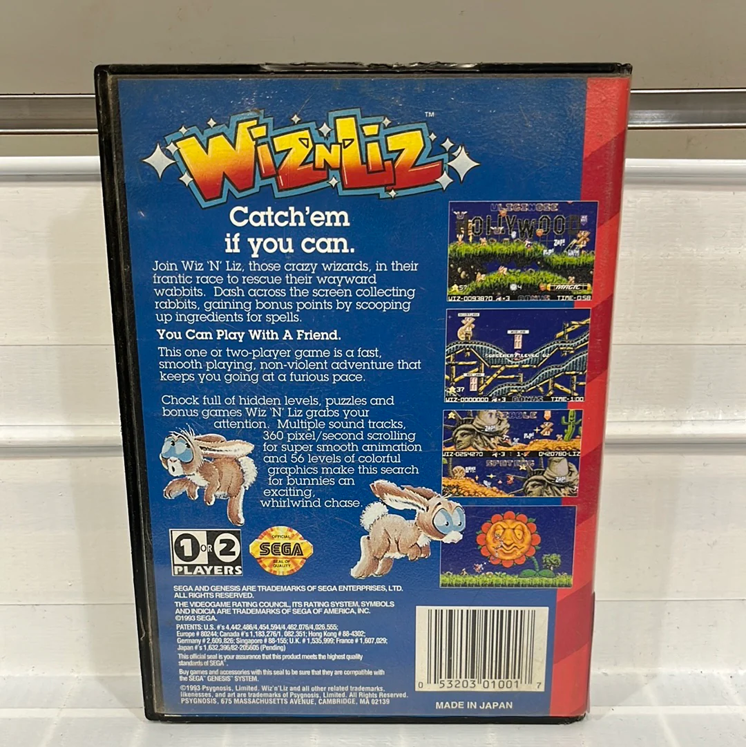 Wiz 'n' Liz - Sega Genesis - Image 2