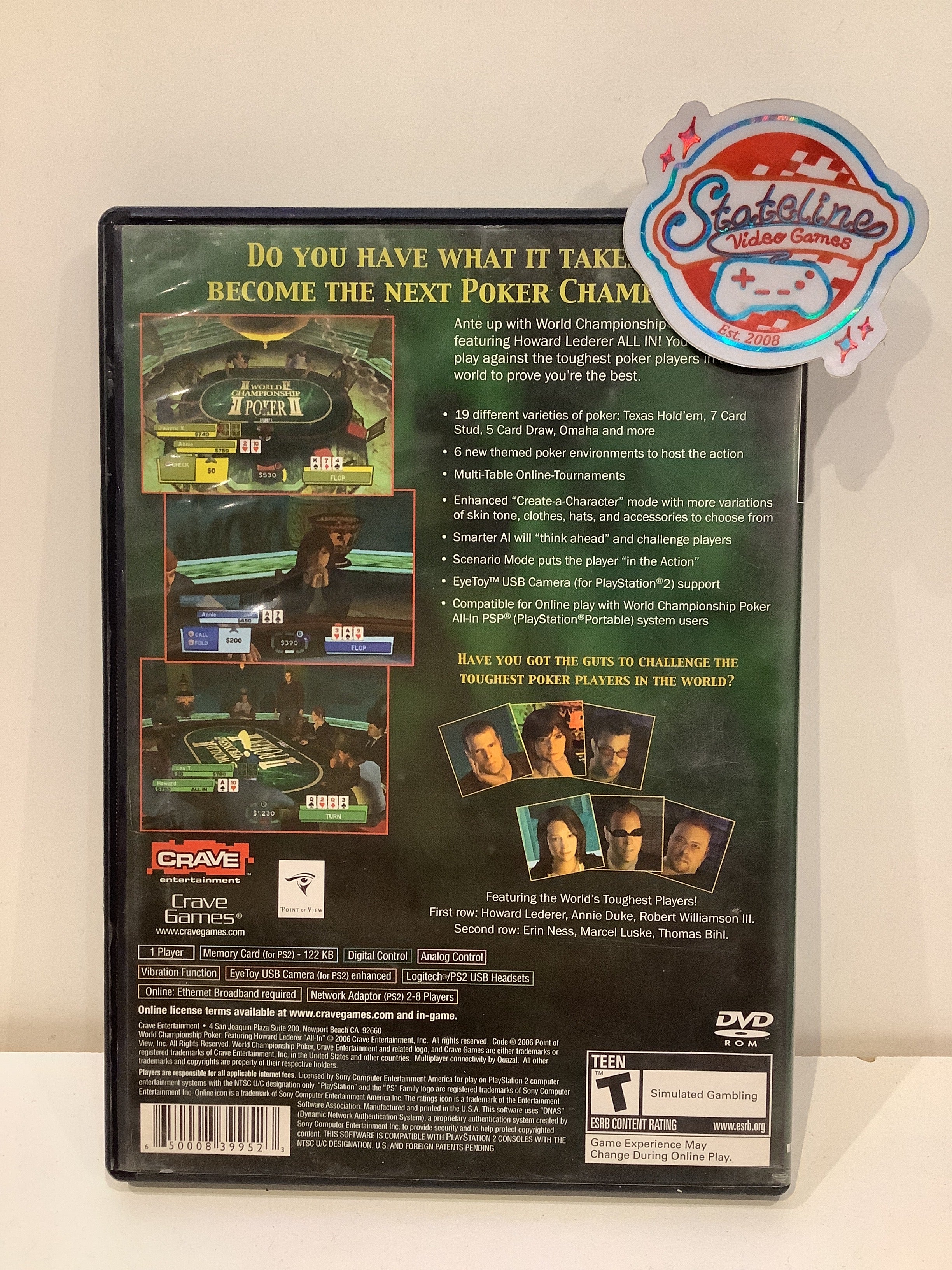 World Championship Poker All In - Playstation 2 - Image 2