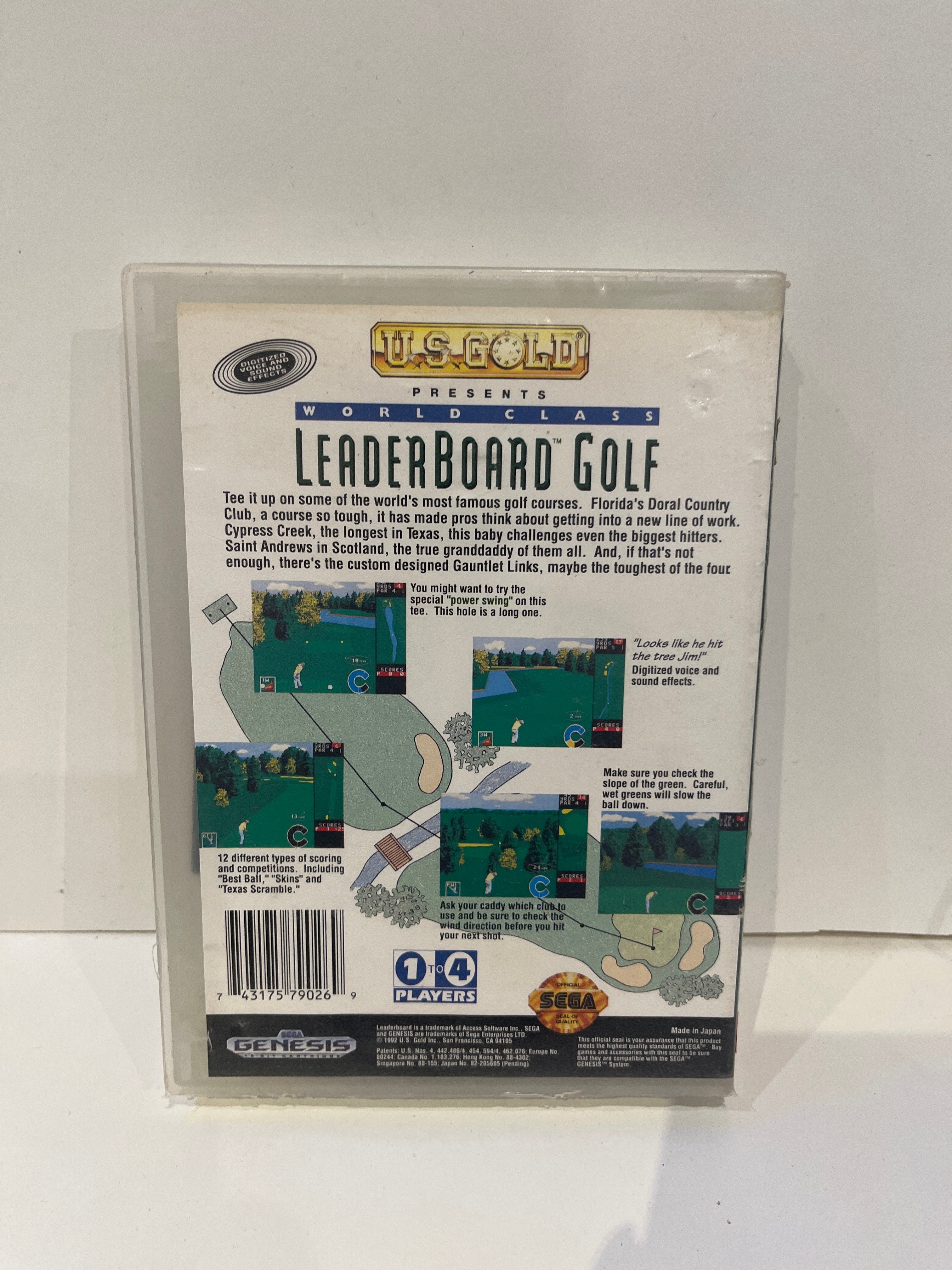 World Class Leader Board Golf - Sega Genesis - Image 2
