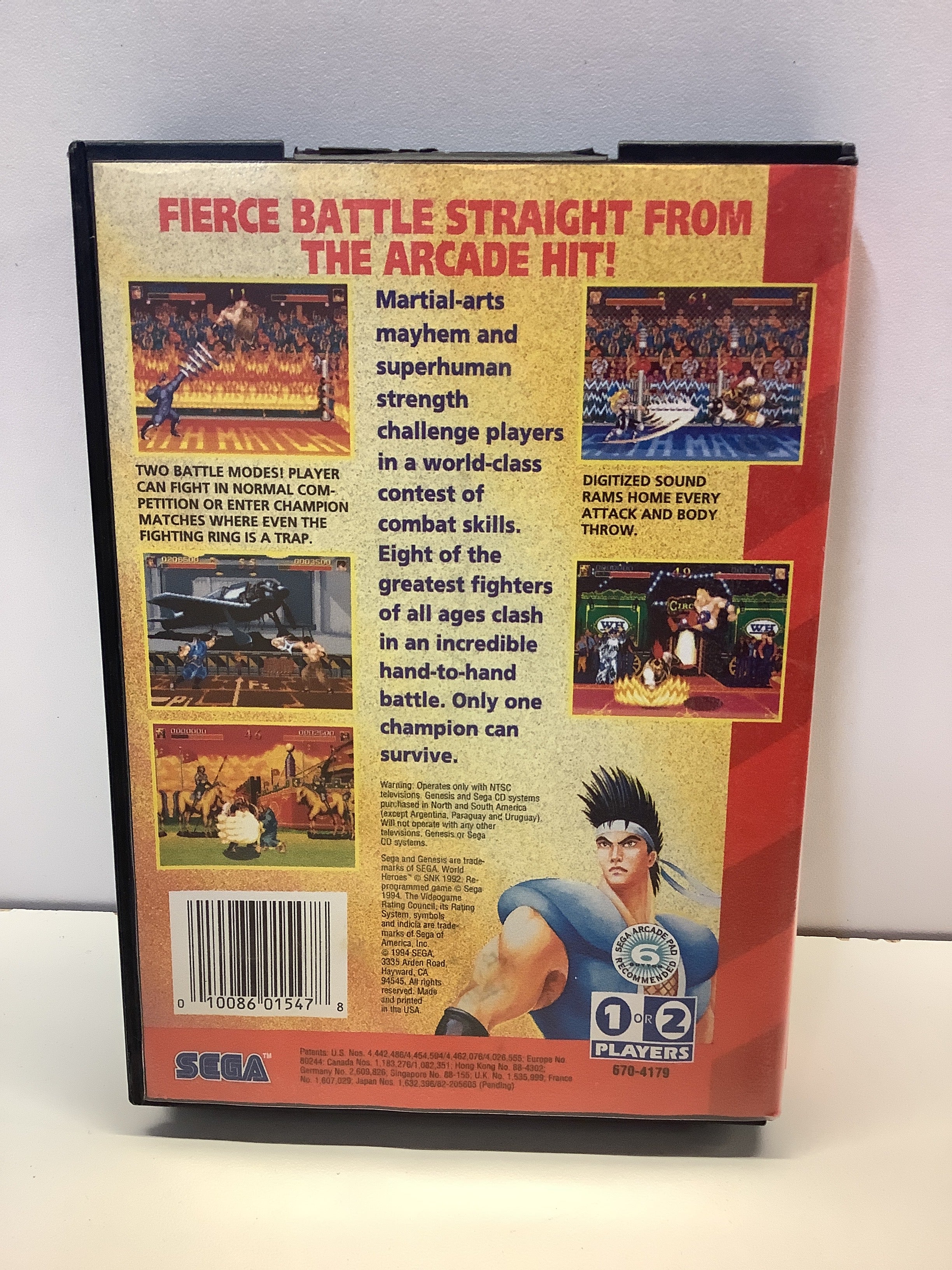 World Heroes - Sega Genesis - Image 3