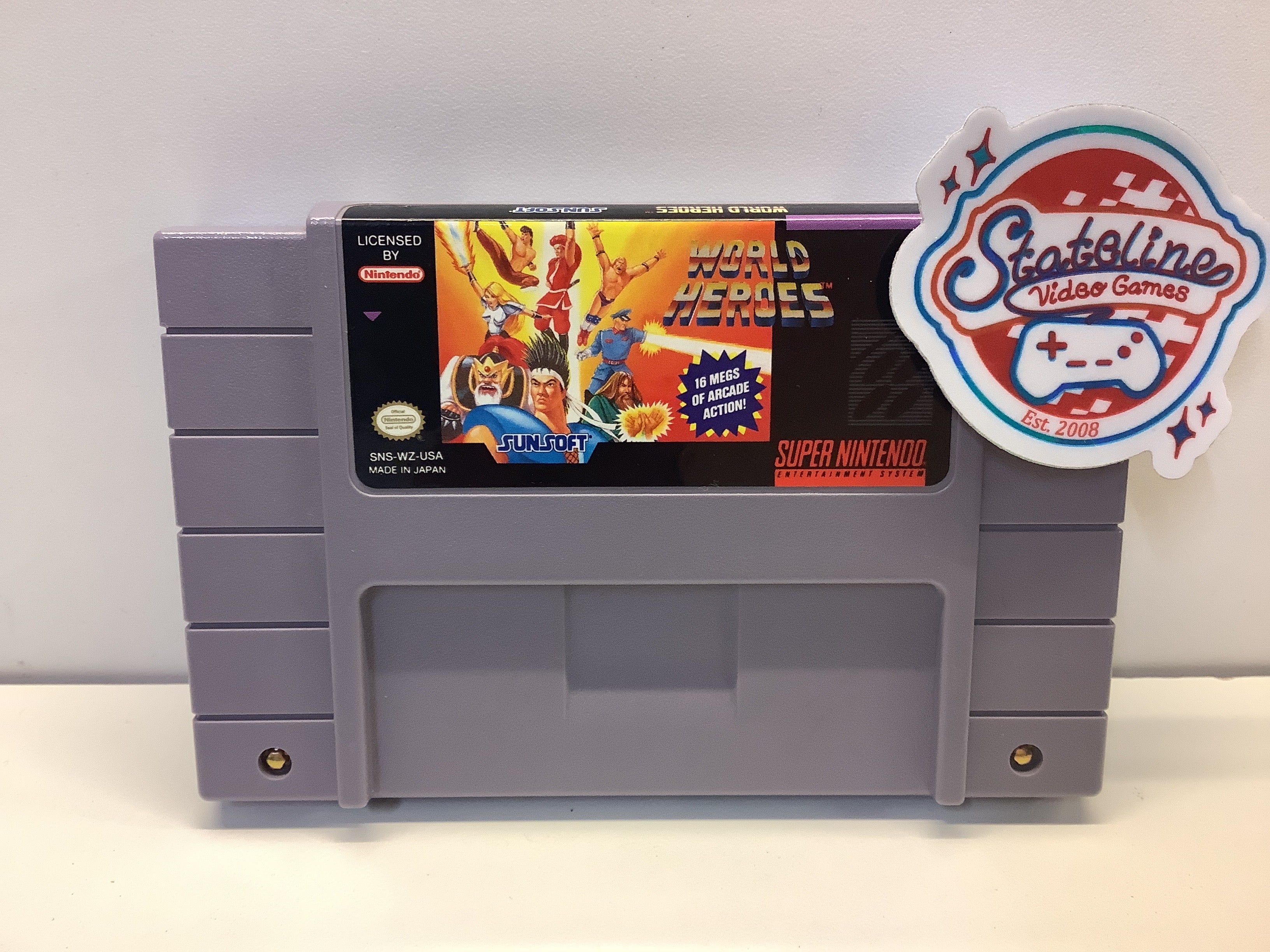World Heroes - Super Nintendo - Image 2