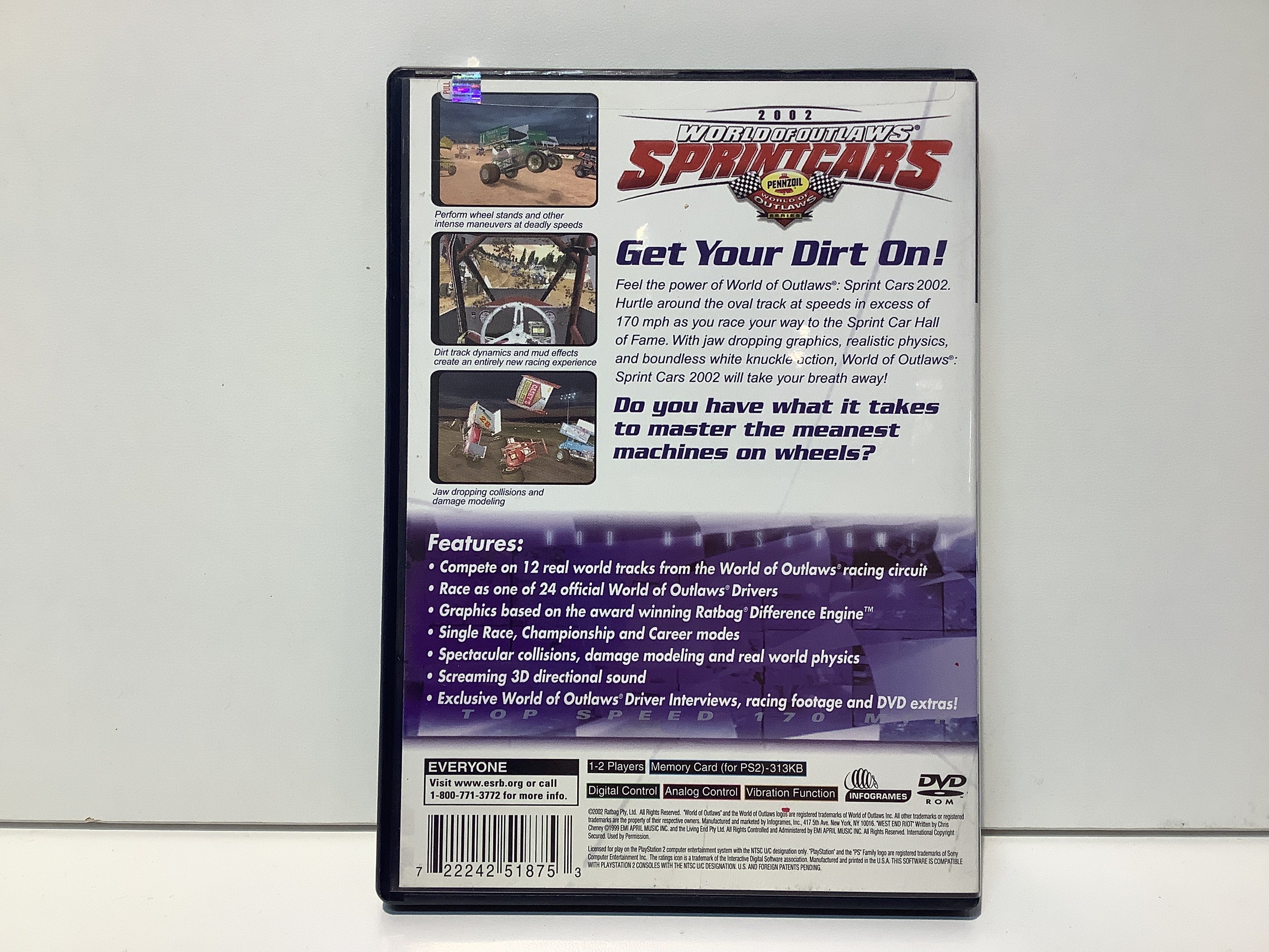 World of Outlaws: Sprint Cars - Playstation 2 - Image 2
