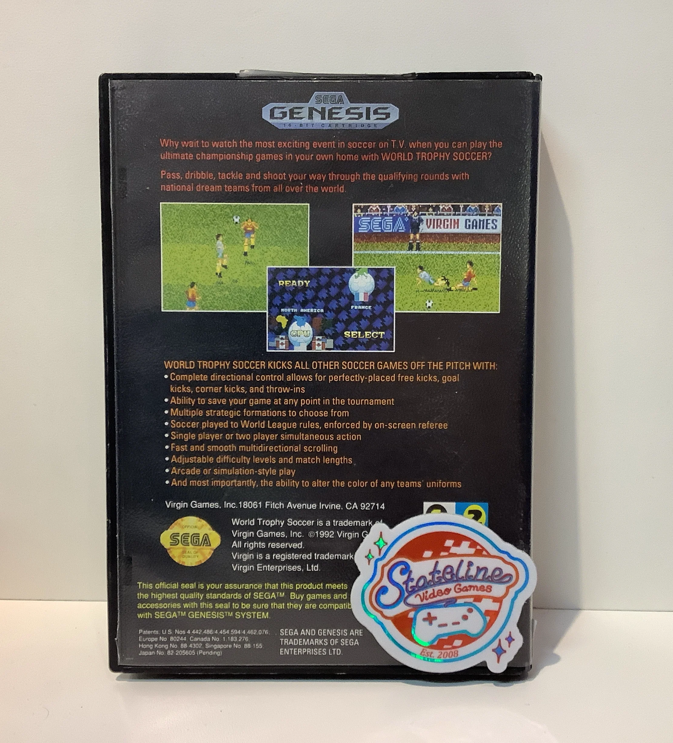 World Trophy Soccer - Sega Genesis - Image 2