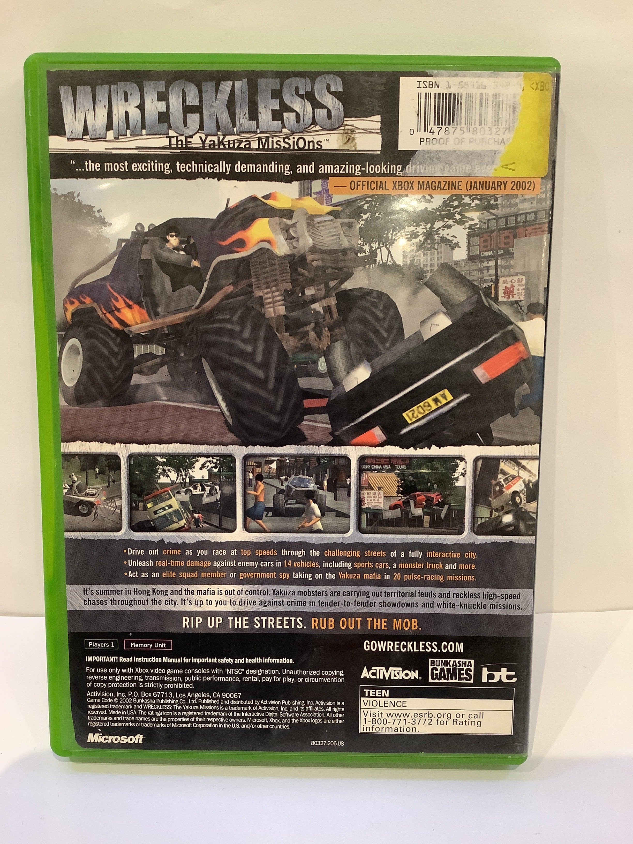 Wreckless Yakuza Missions - Xbox - Image 2
