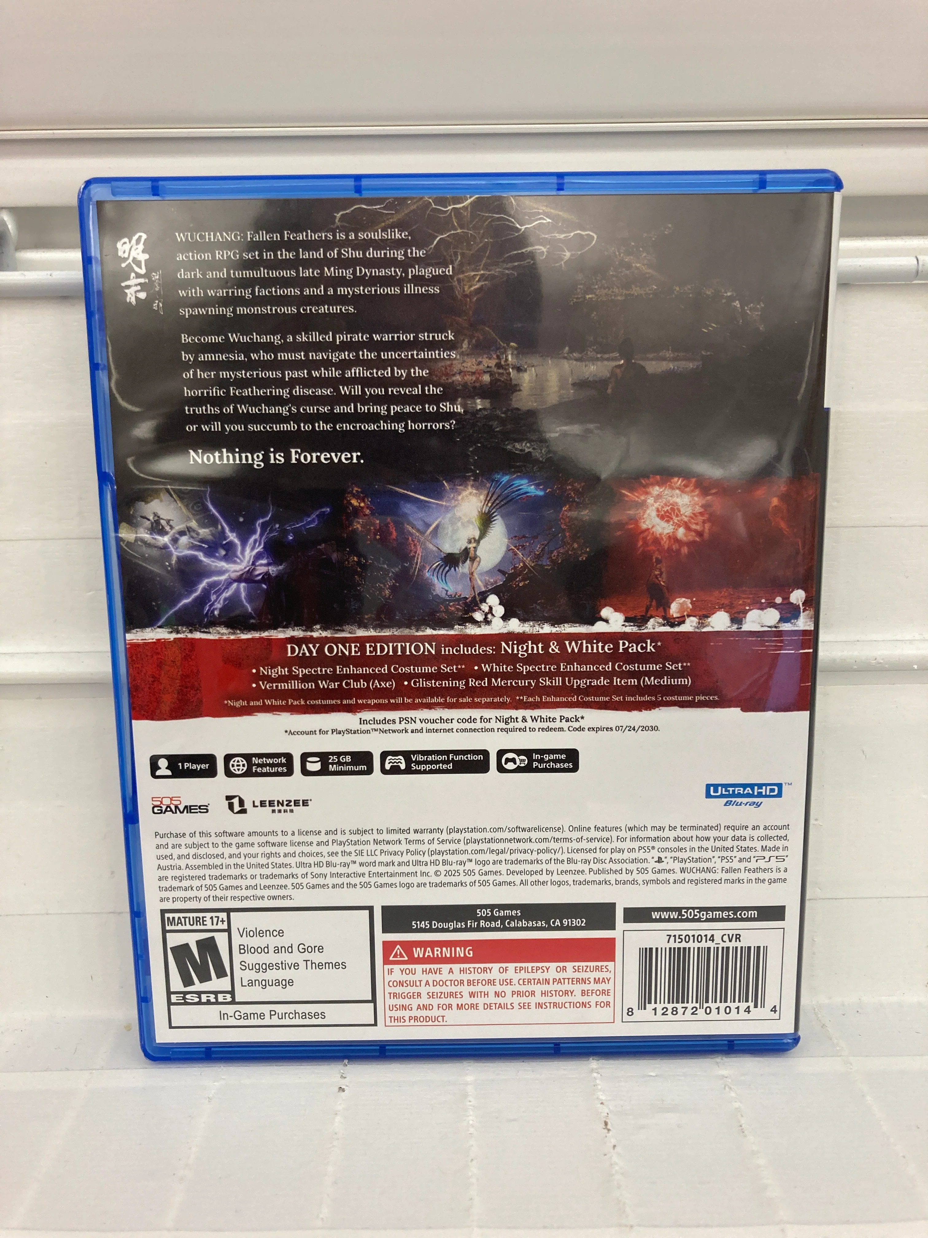 Wuchang: Fallen Feathers [Day One Edition] - Playstation 5 - Image 2