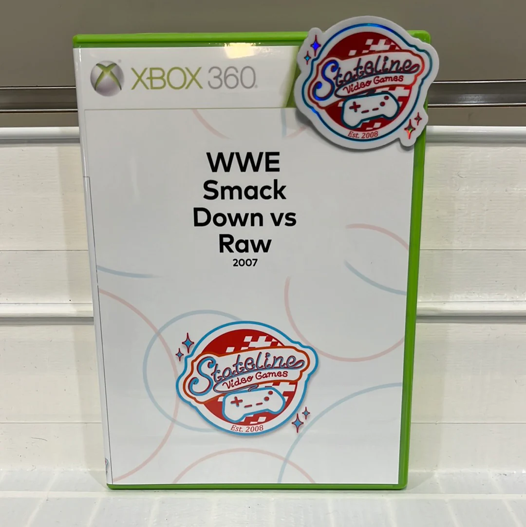 WWE Smackdown vs. Raw 2007 - Xbox 360