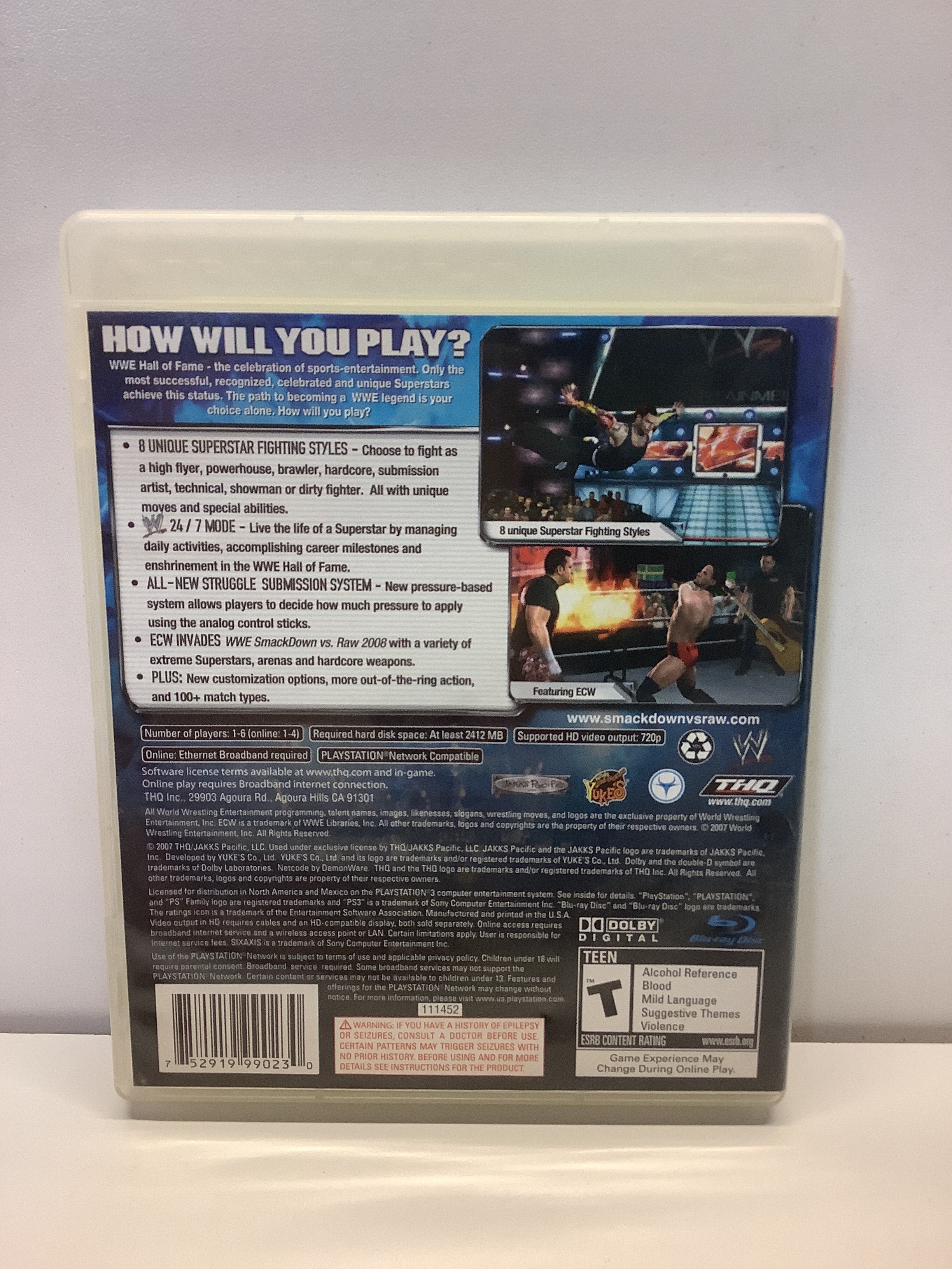 WWE Smackdown vs. Raw 2008 - Playstation 3 - Image 2