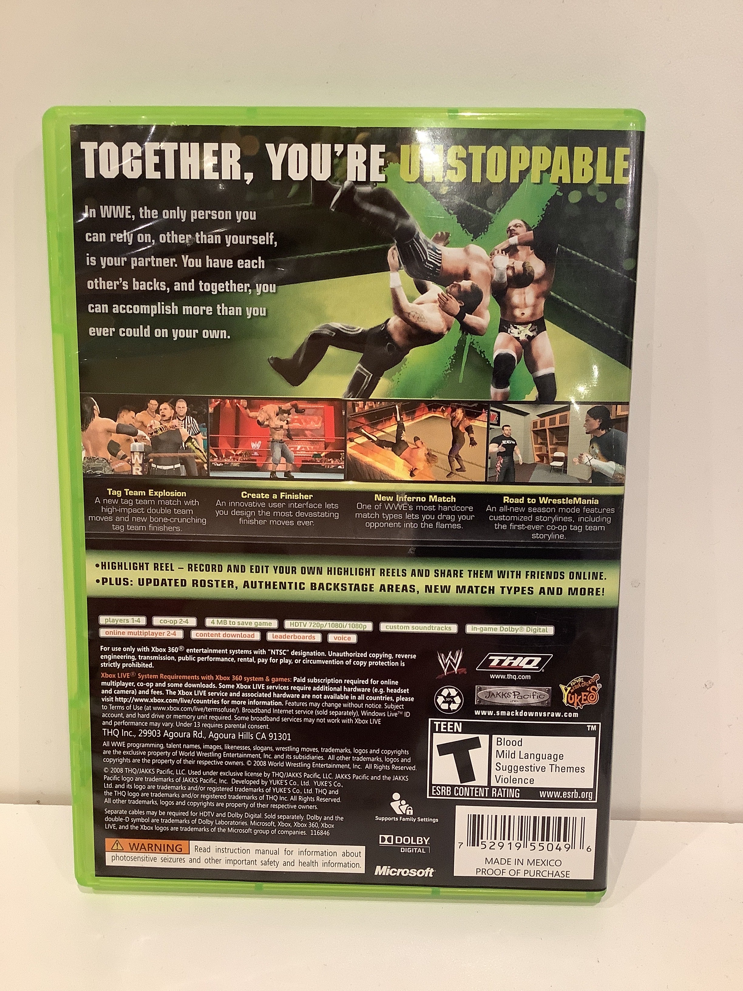 WWE Smackdown vs. Raw 2009 - Xbox 360 - Image 2